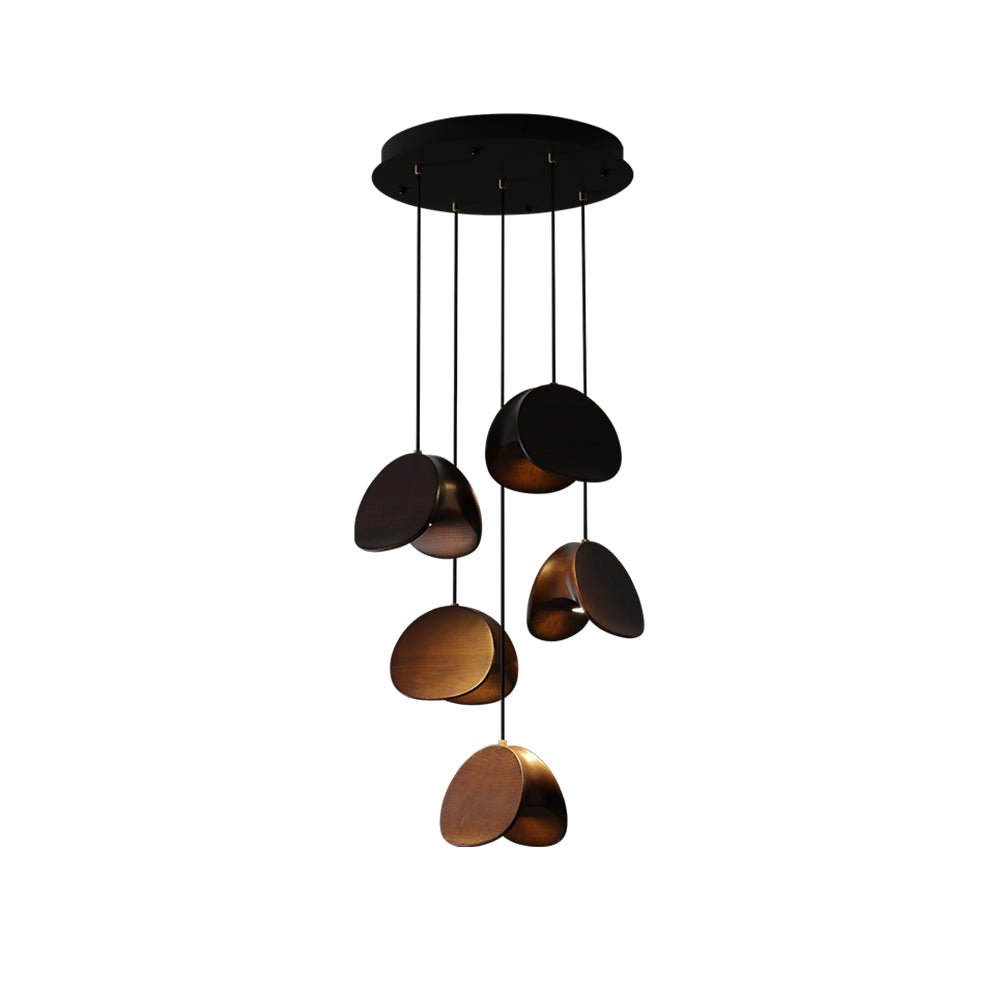 Elmiren Cluster Wood Pendant Light - Blowlighting