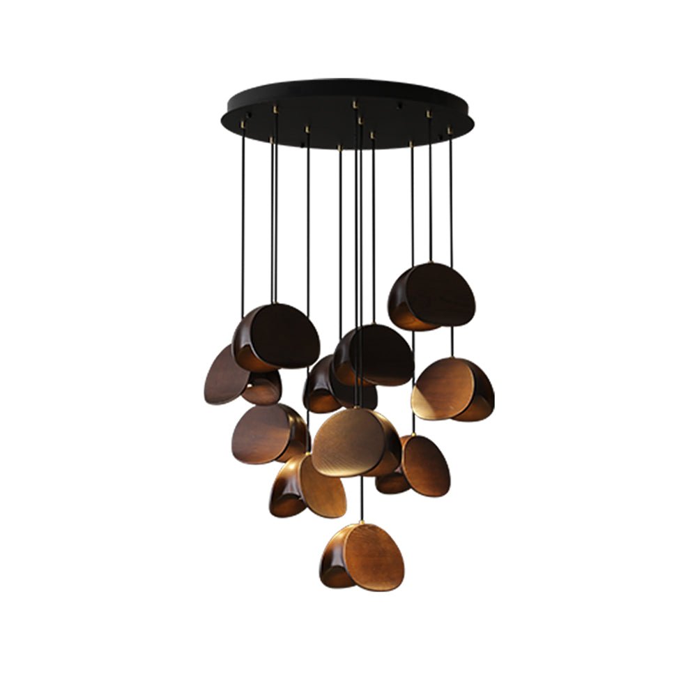 Elmiren Cluster Wood Pendant Light - Blowlighting