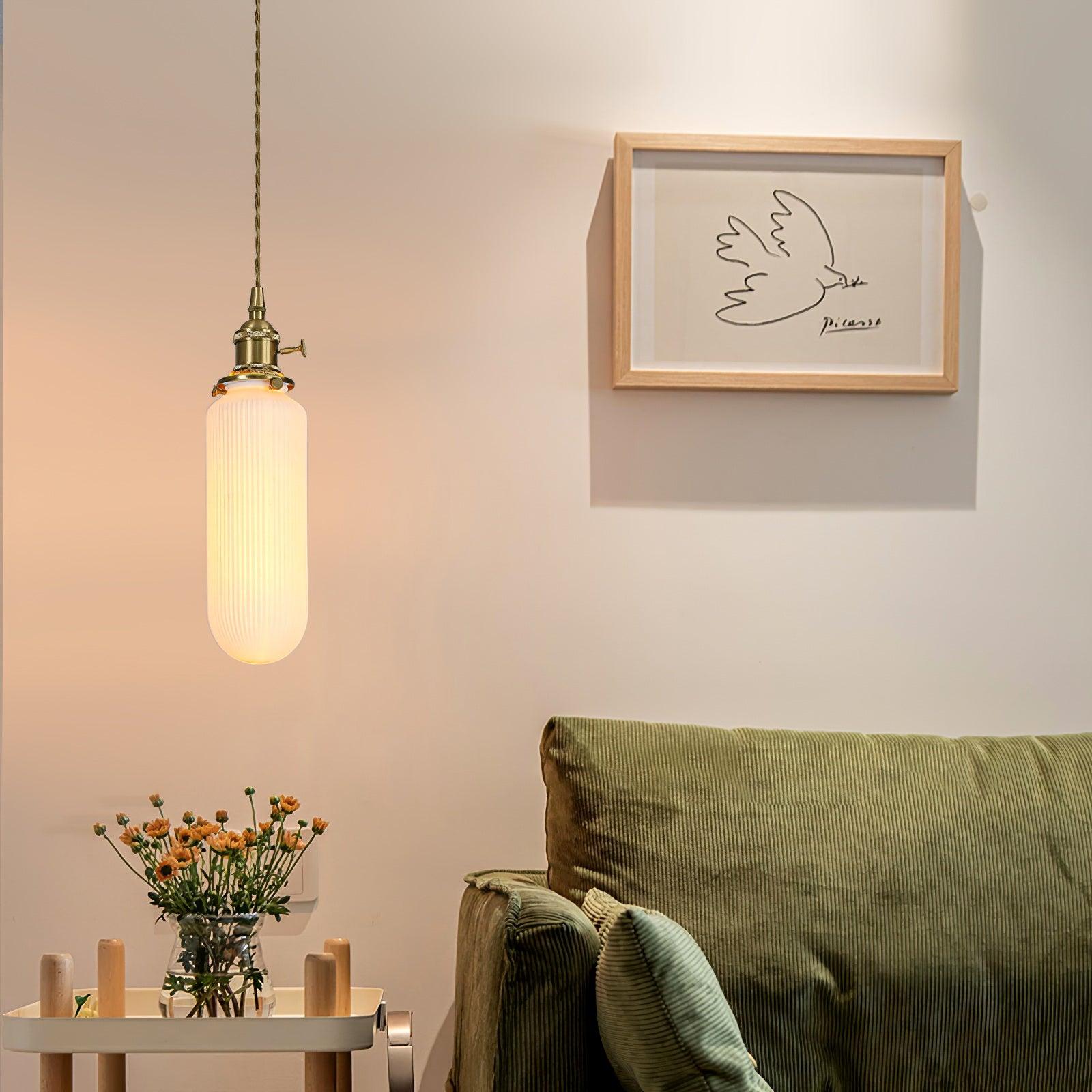 Liora Vintage Keramik Pendelleuchte-Letslighting