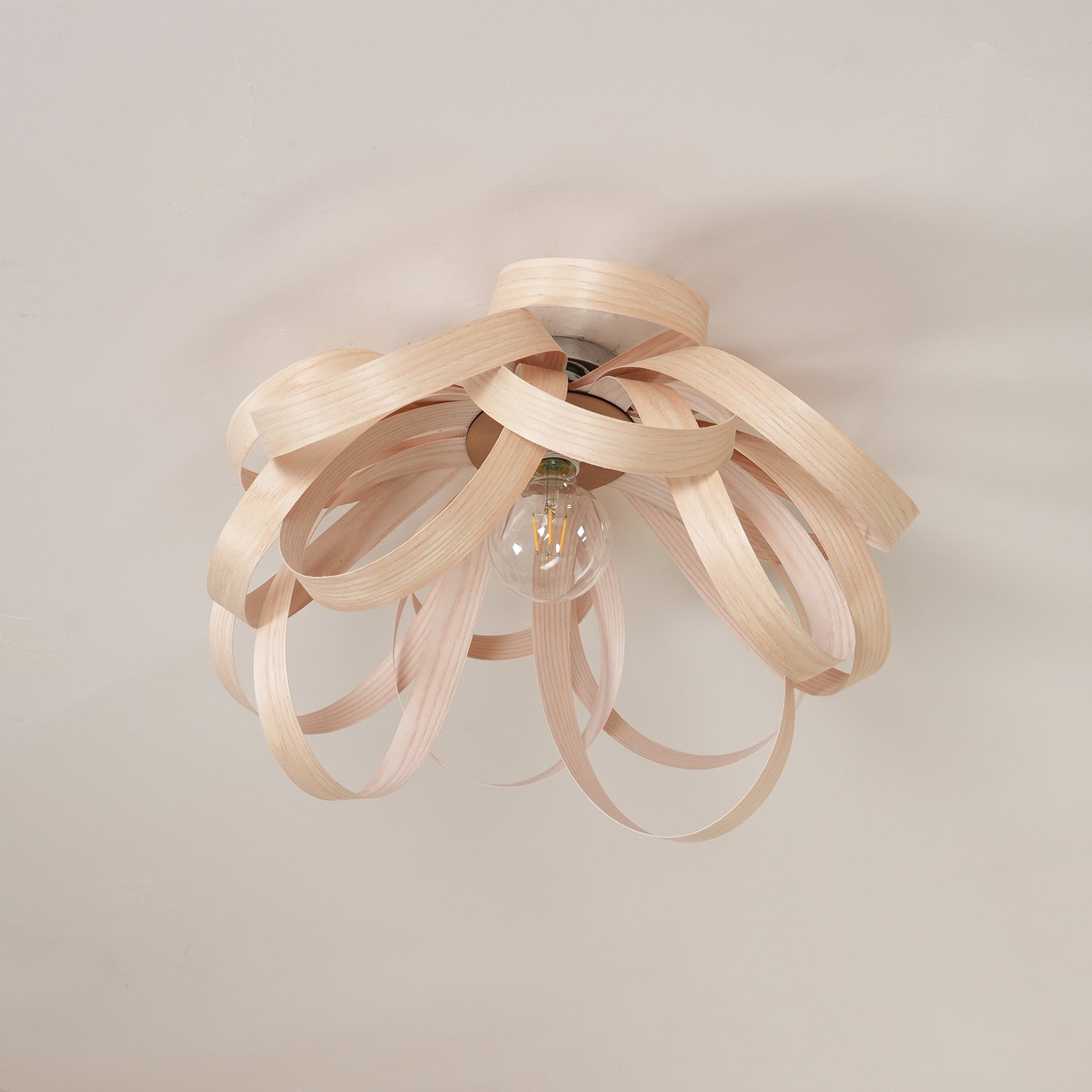 Veylo Wooden Ribbon Ceiling Lamp - Letslighting