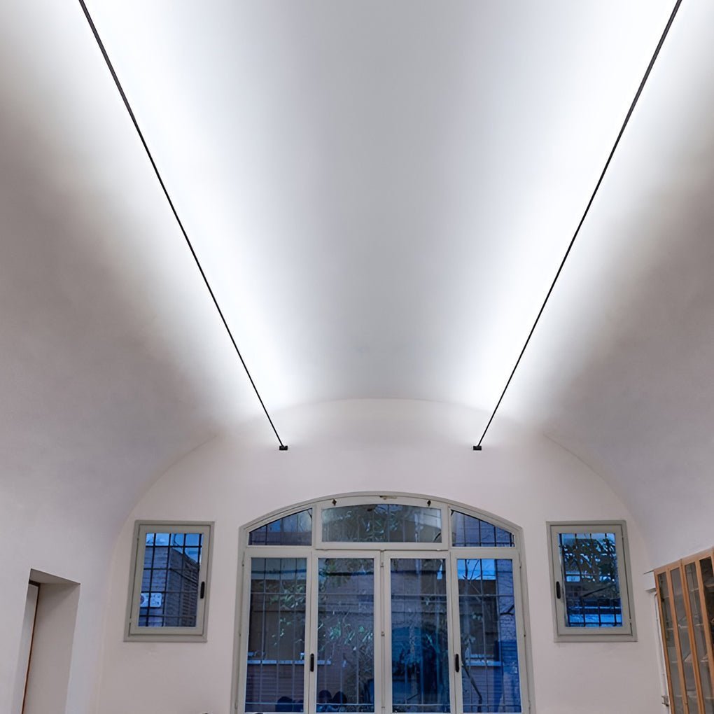 Linean Minimalistische Deckenleuchte aus Stahlstreifen-Letslighting