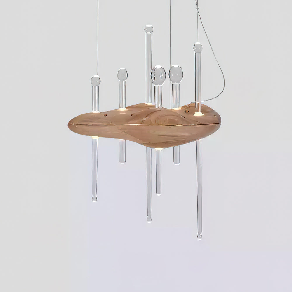 Umare Wunderliche Pendelleuchte aus Eichenglas-Letslighting