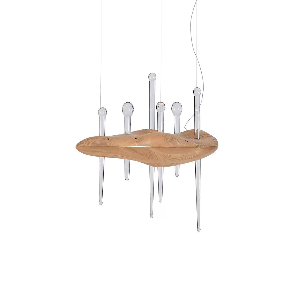 Umare Wunderliche Pendelleuchte aus Eichenglas-Letslighting