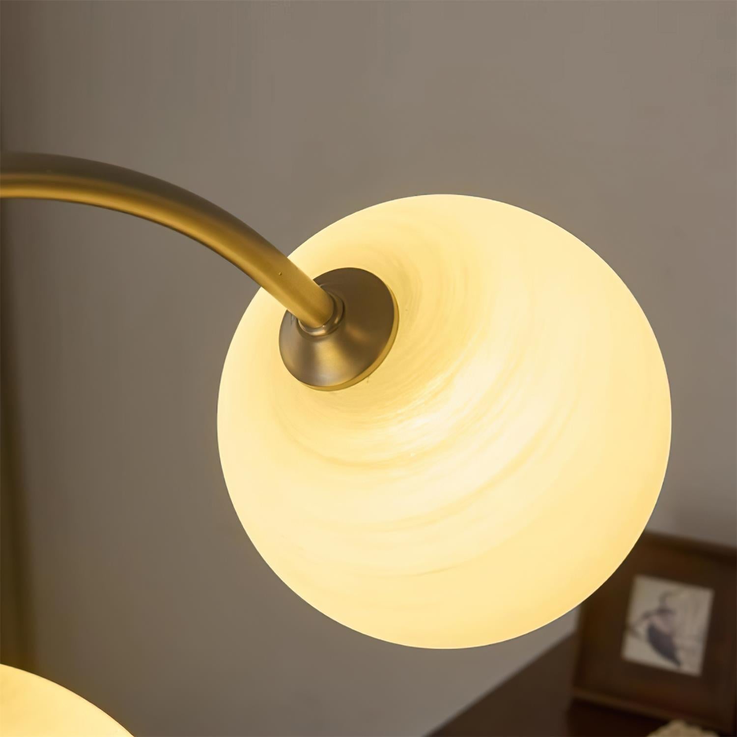 Veyra Chandelier Imitation Alabaster - Letslighting