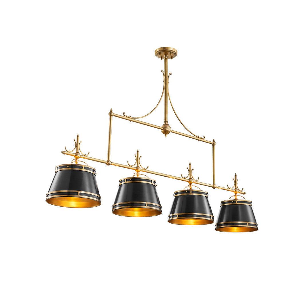 Ulphaion Vintage Industrie Messing Kronleuchter-Letslighting