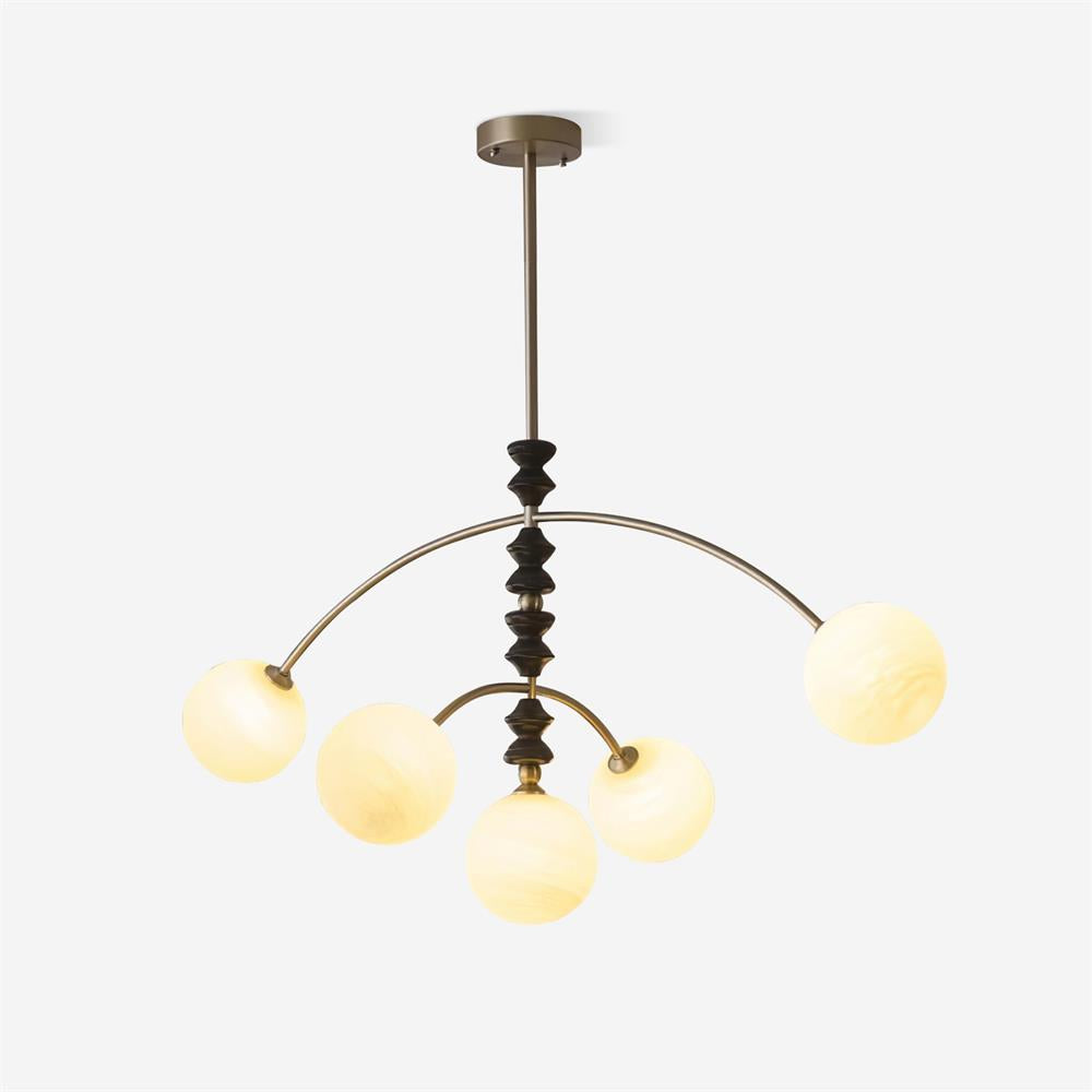 Veyra Chandelier Imitation Alabaster - Letslighting