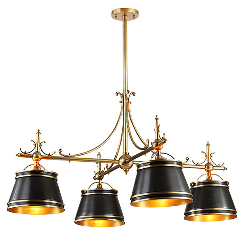 Ulphaion Vintage Industrie Messing Kronleuchter-Letslighting