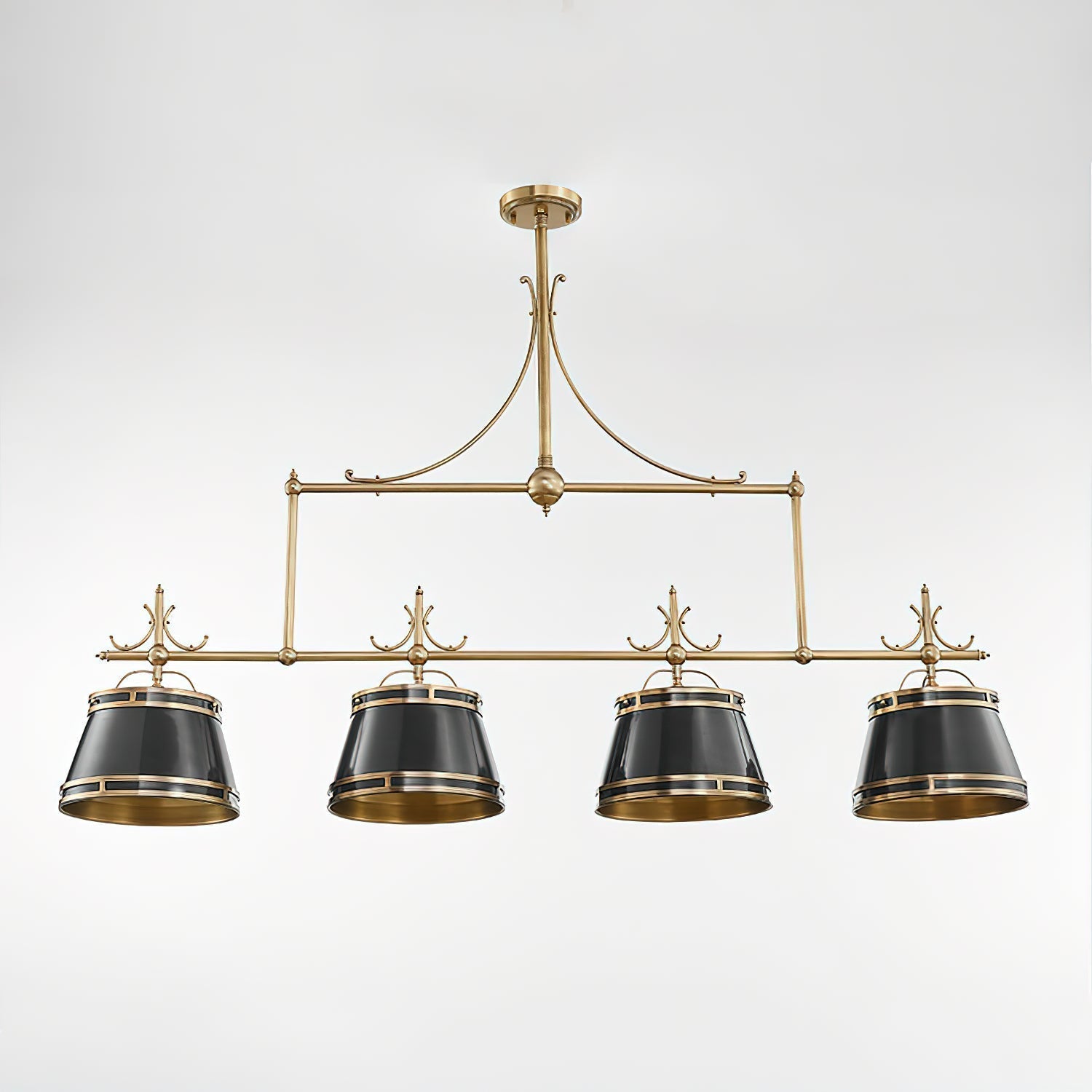 Ulphaion Vintage Industrie Messing Kronleuchter-Letslighting
