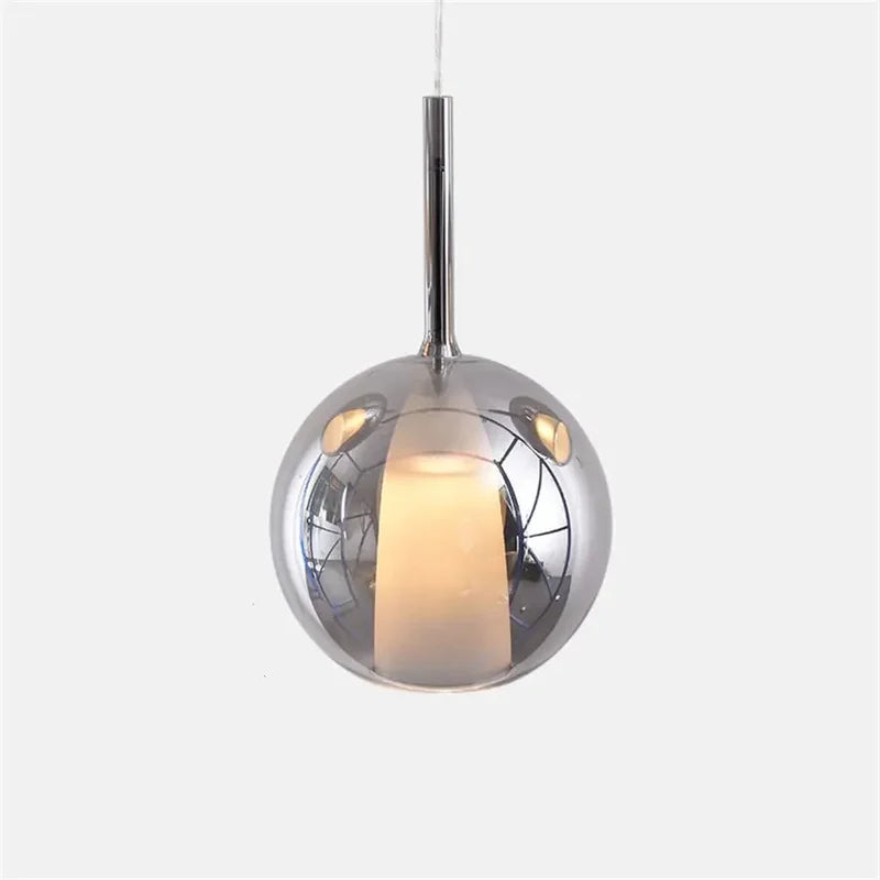 Valentina Modern Sphere LED Pendelleuchte Glas Esszimmer Bar