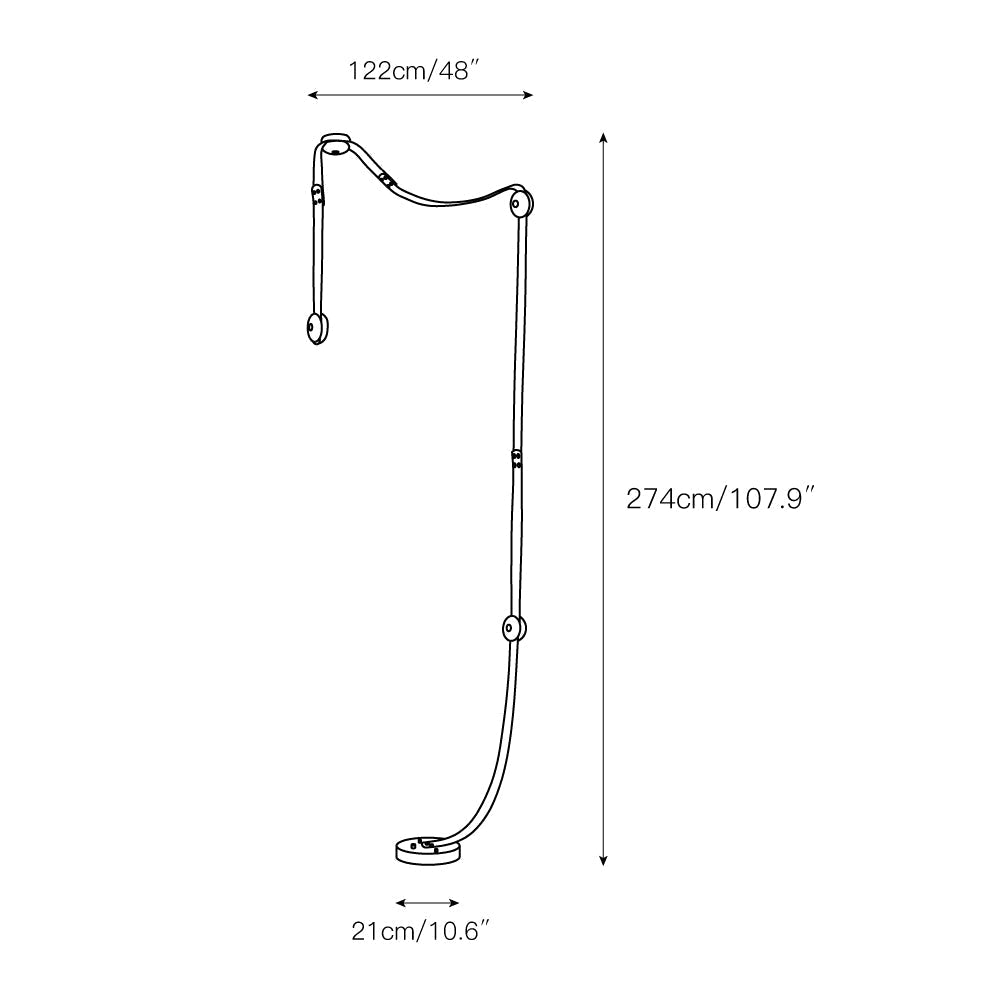 Snaps LED Floor-to-Ceiling Lamp - Letslighting