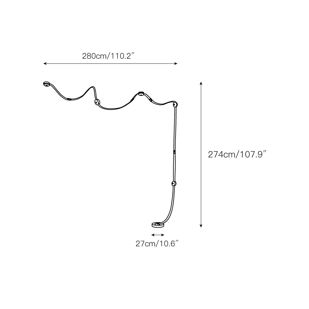 Snaps LED Floor-to-Ceiling Lamp - Letslighting