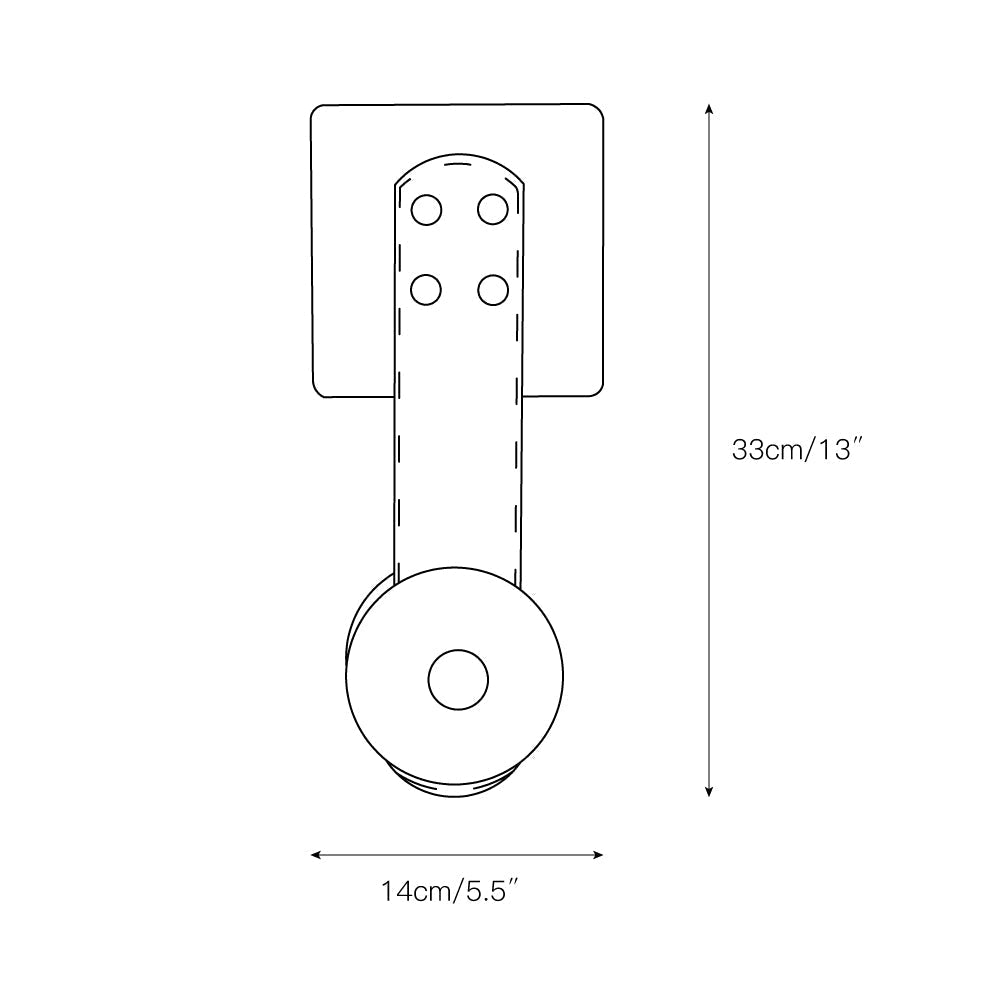Evsore Modern Minimalist LED Leather Alabaster Sconce Wall Lamp - Letslighting