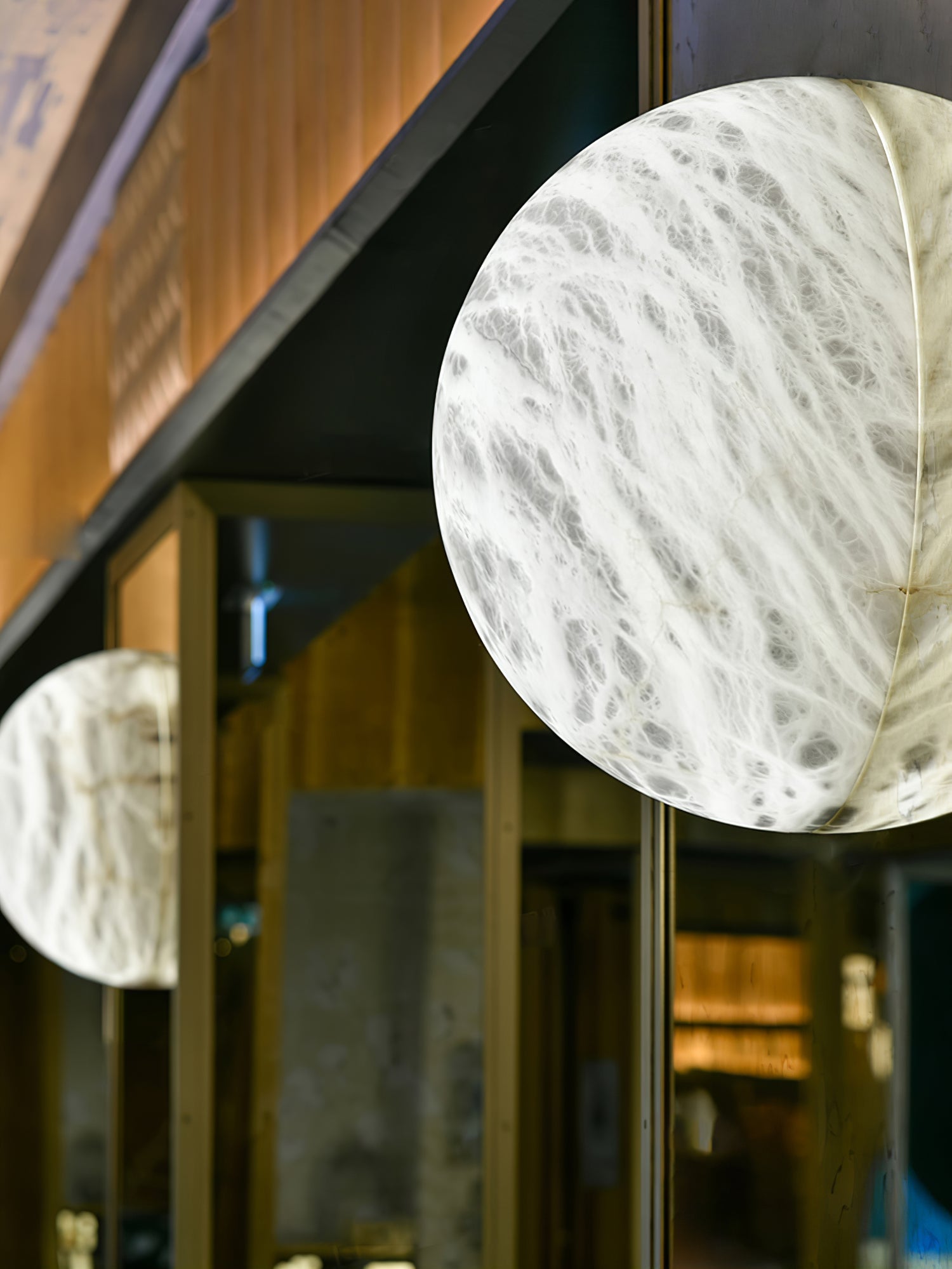 Canoria Wabi-Sabi Travertine Wall Lamp - Neutralighting