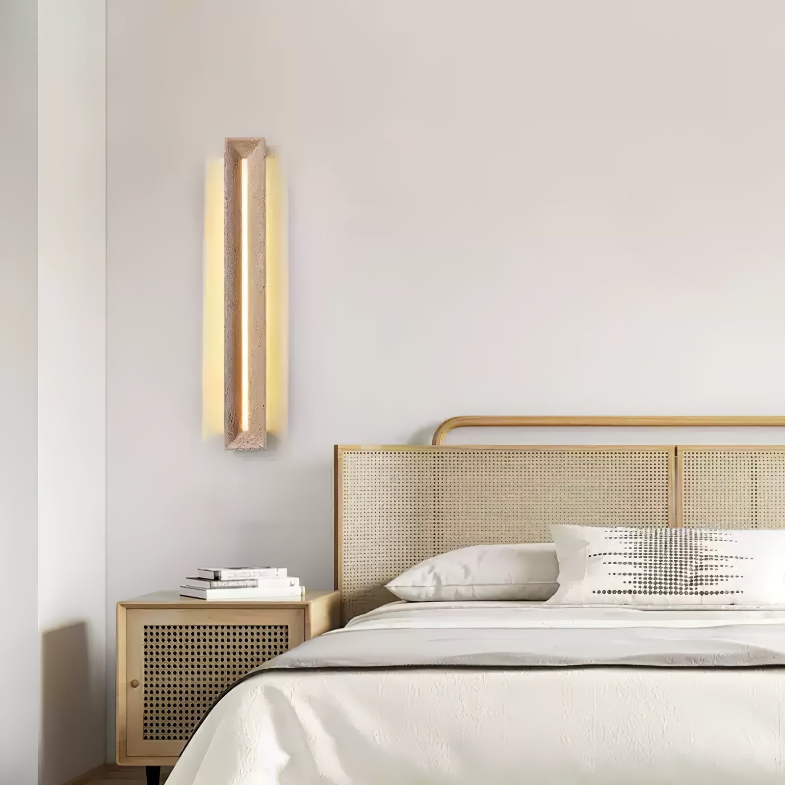 Anoren Minimalist Travertine Wall Light - Neutralighting