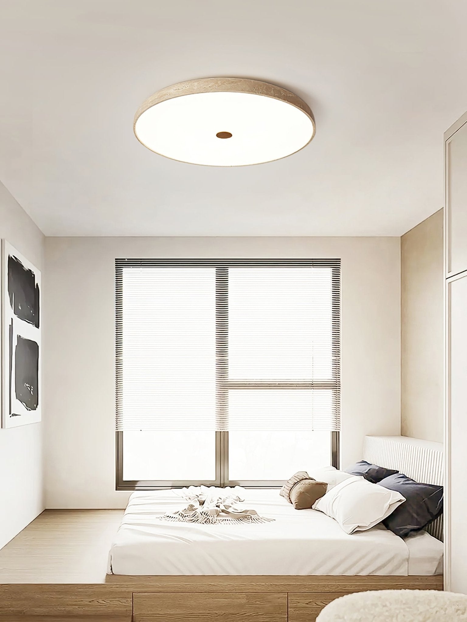 Orzoror Travertine Ceiling Light - Neutralighting