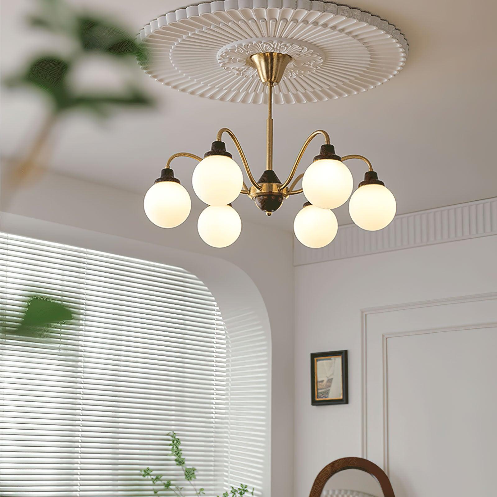 Aurelia Vintage Glas-Kronleuchter-Letslighting