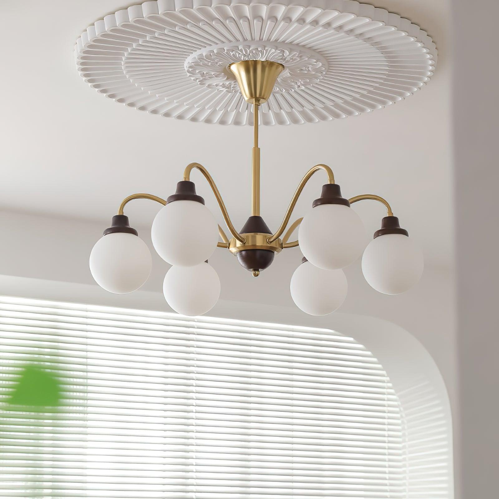 Aurelia Vintage Glas-Kronleuchter-Letslighting