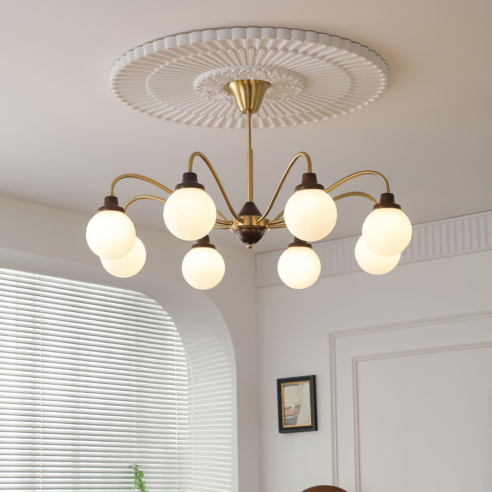 Aurelia Vintage Glas-Kronleuchter-Letslighting