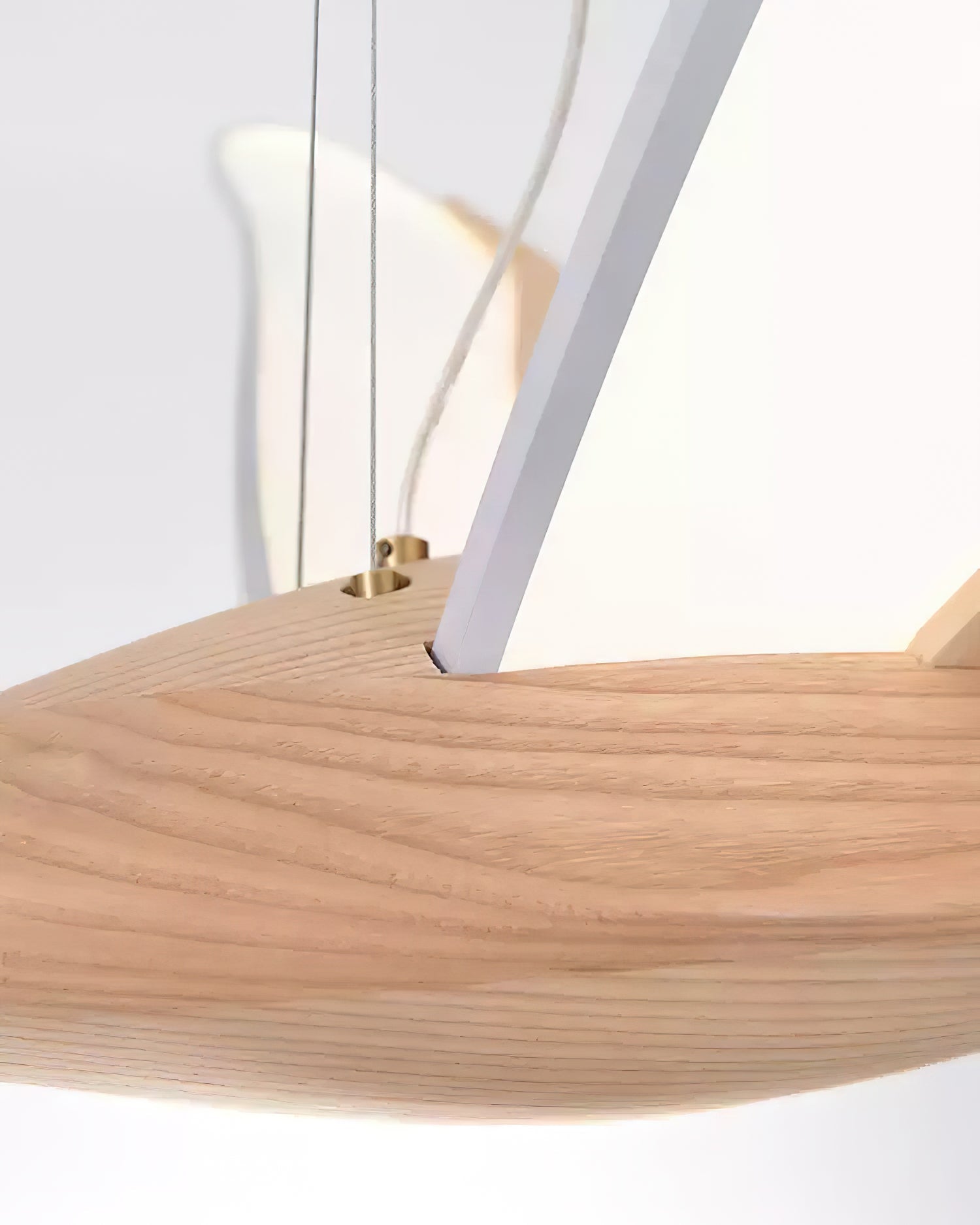Flora Moderne Holz-Pendelleuchte-Letslighting