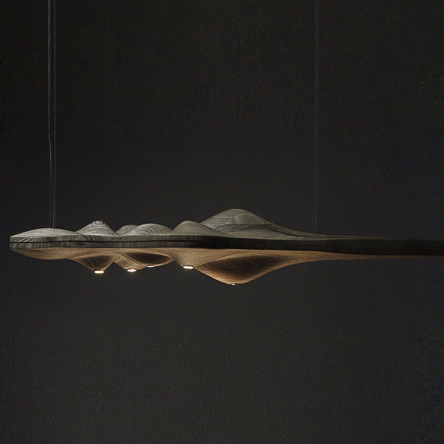 Etalyra Premium-elegante Holz-Pendelleuchte-Letslighting