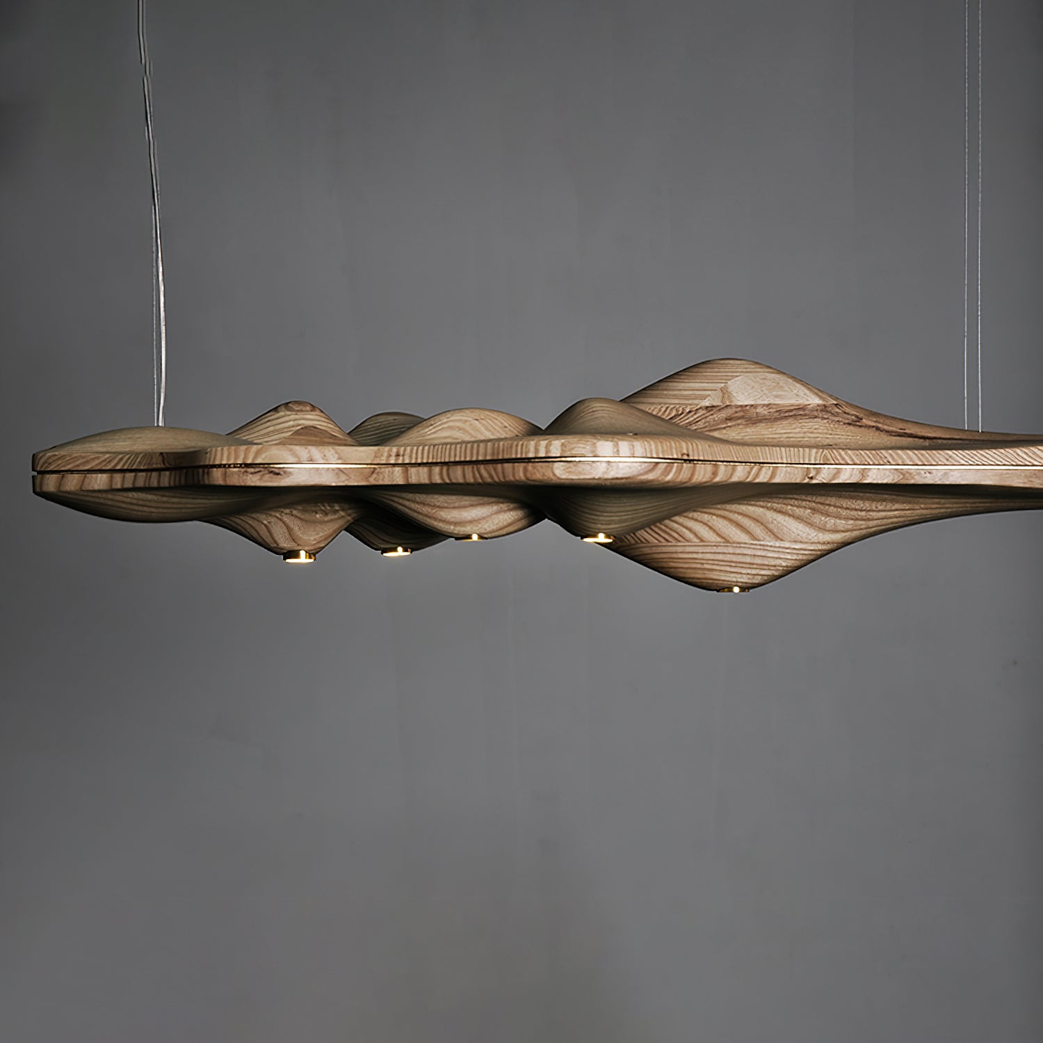 Etalyra Premium-elegante Holz-Pendelleuchte-Letslighting