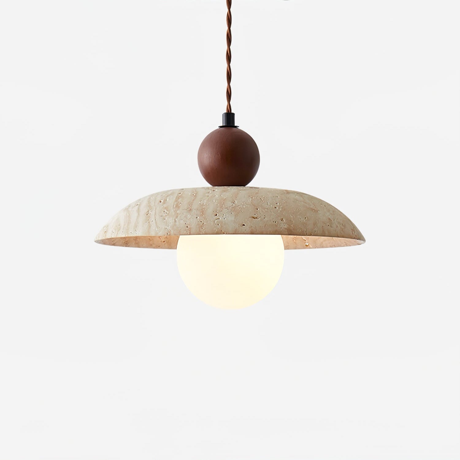 Soleil Travertine Pendant Light - Neutralighting