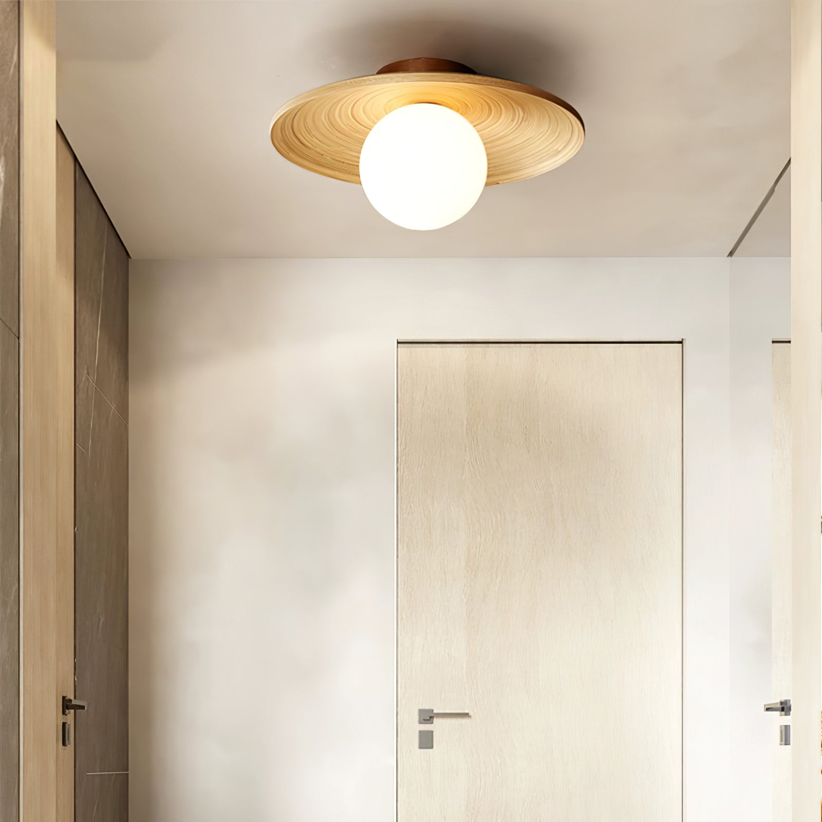 Lustra Deckenleuchte Soluna Wood Orbital-Letslighting