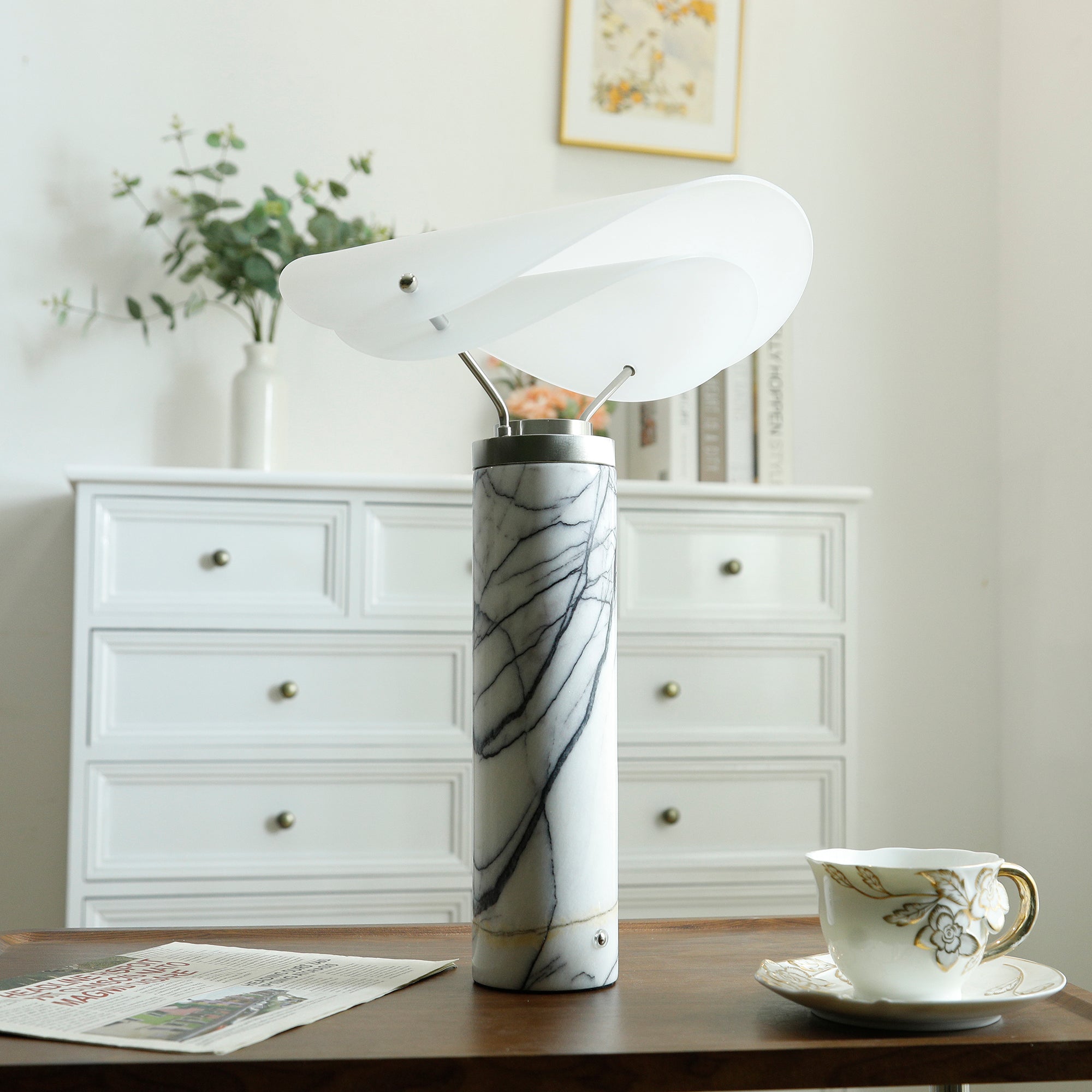 Sompex Marble Urban Minimalist Table Lamp-Letslighting