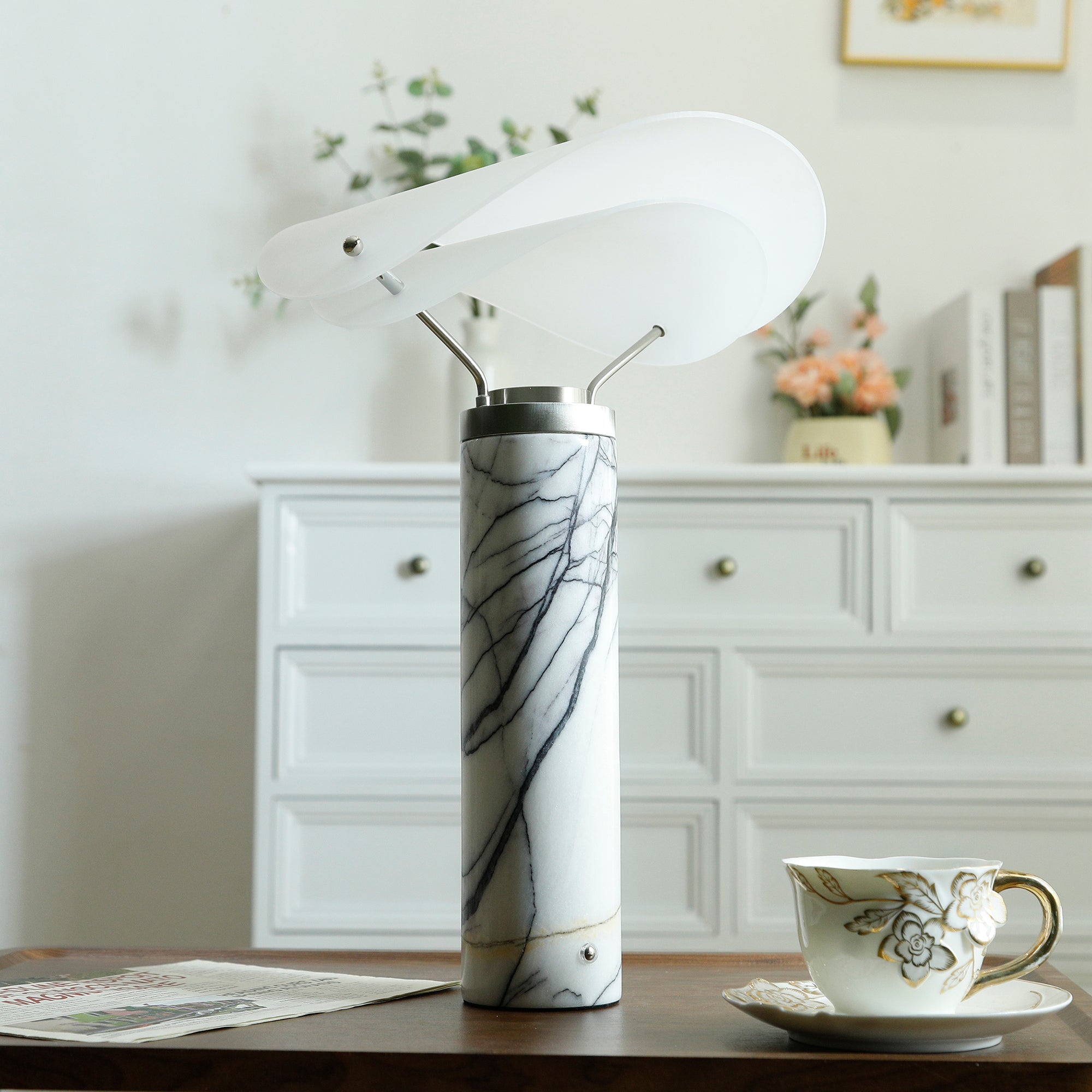 Sompex Marble Urban Minimalist Table Lamp-Letslighting
