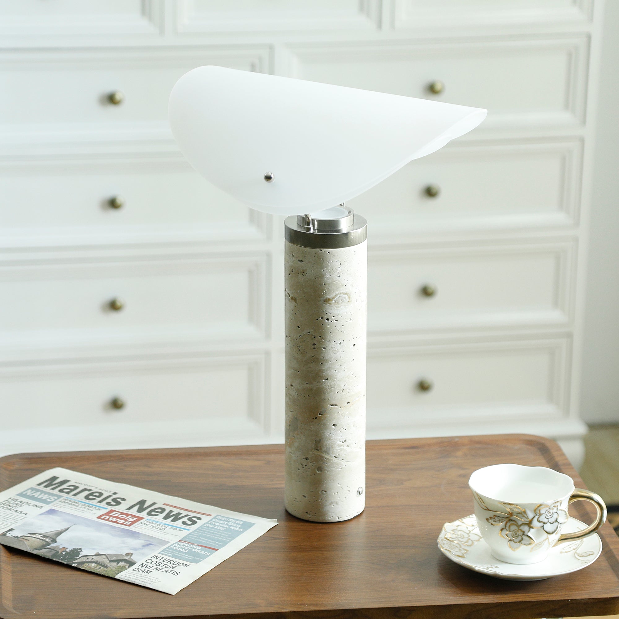 Sompex Marble Urban Minimalist Table Lamp-Letslighting
