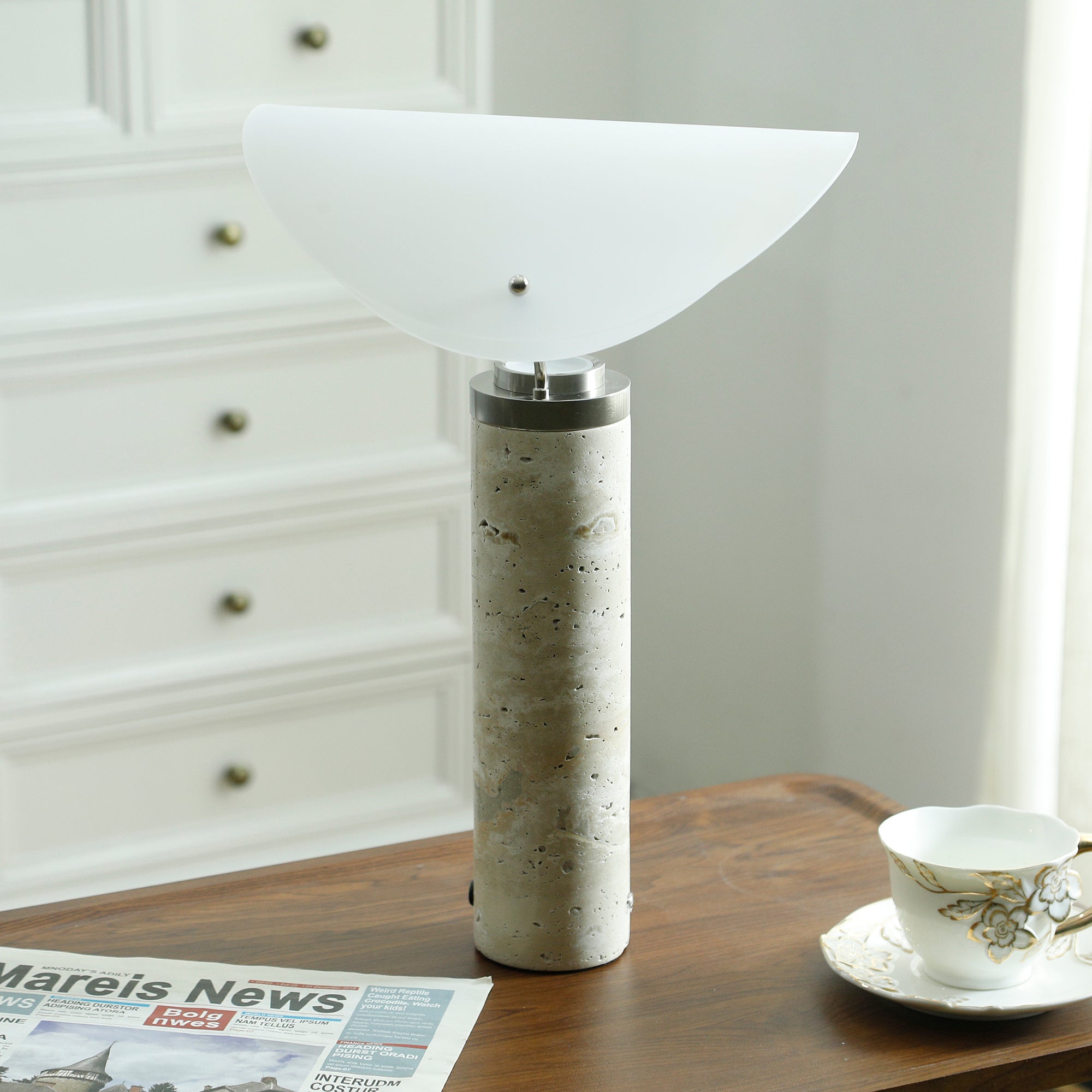 Sompex Marble Urban Minimalist Table Lamp-Letslighting