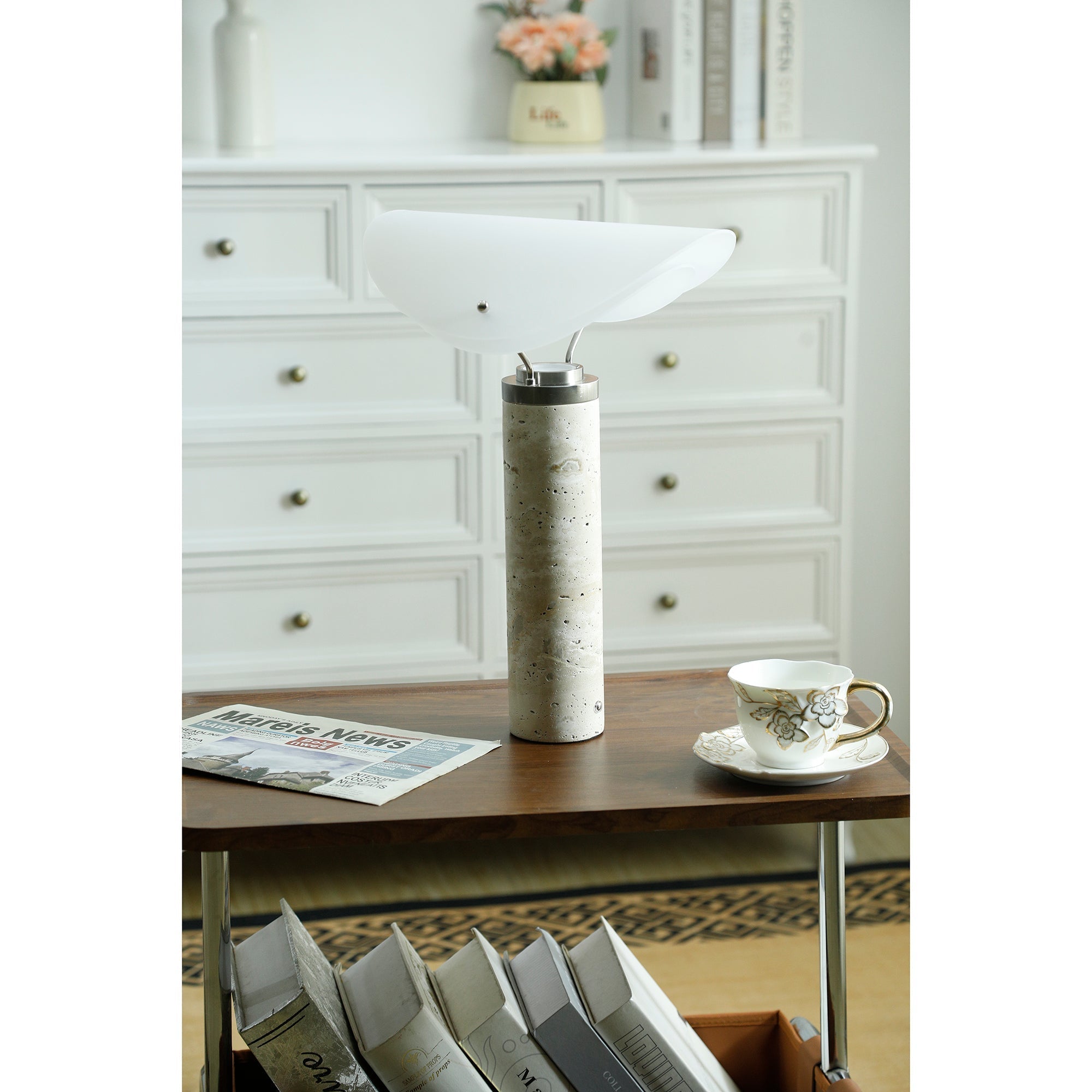Sompex Marble Urban Minimalist Table Lamp-Letslighting