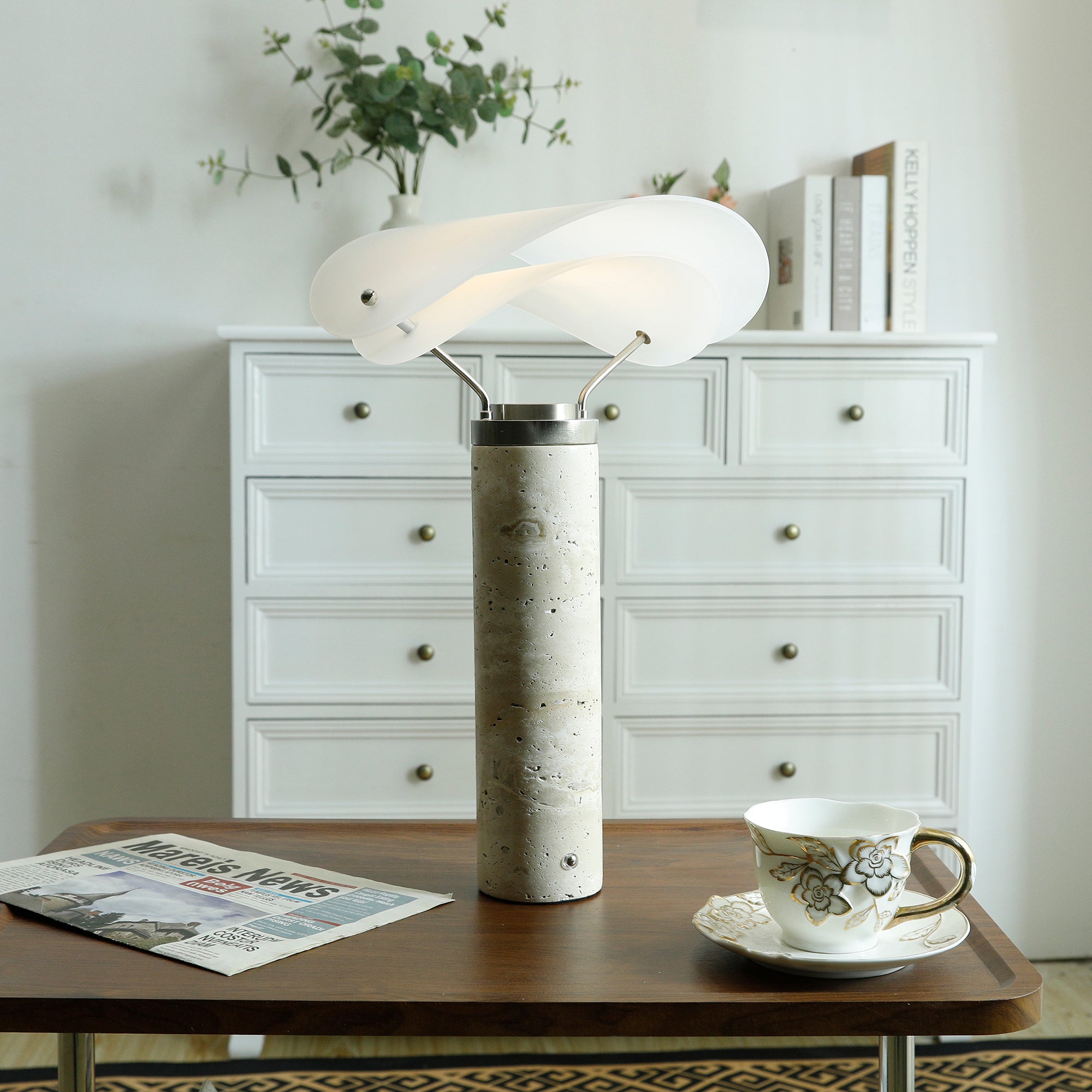 Sompex Marble Urban Minimalist Table Lamp-Letslighting
