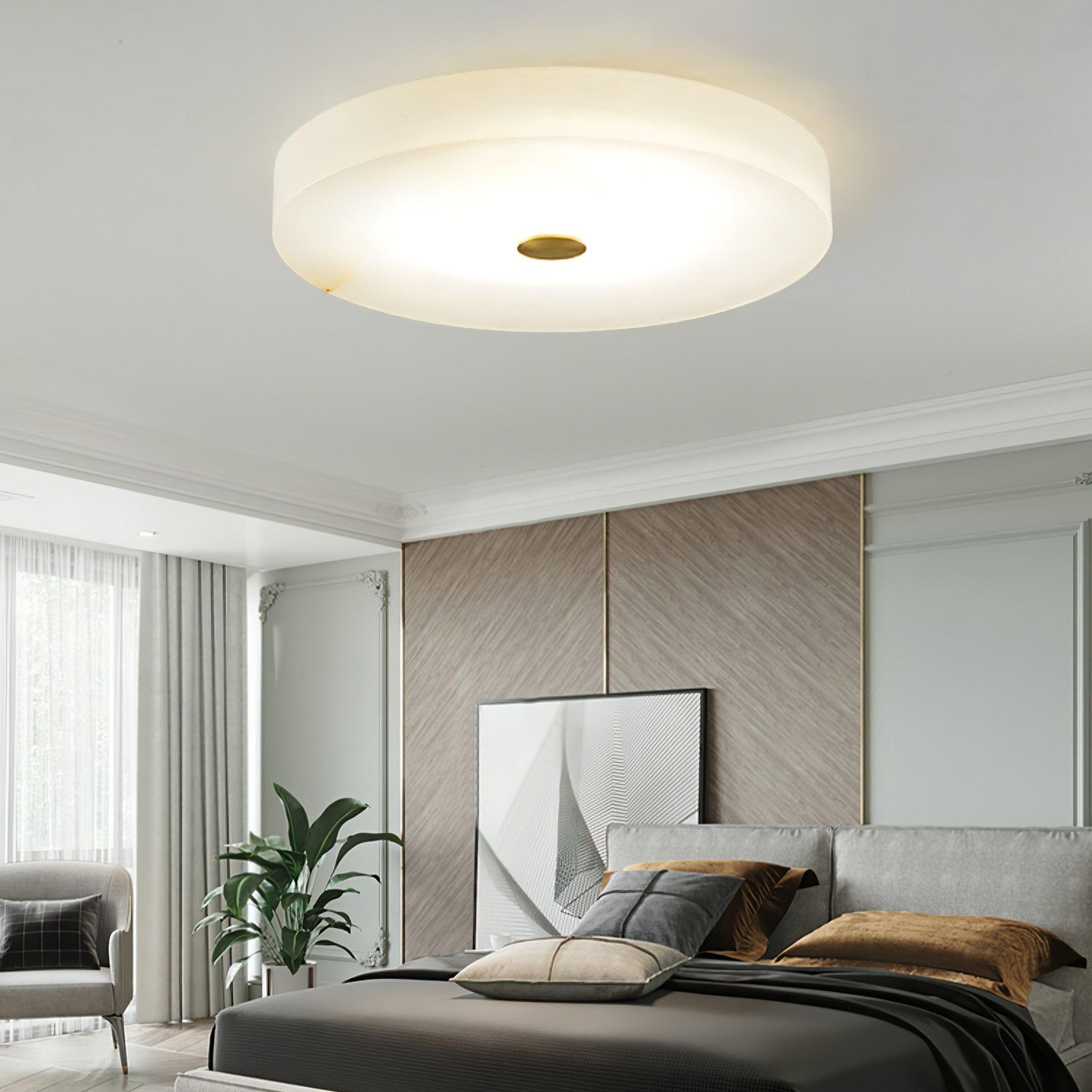 Olaean Alabaster Ceiling Light - Neutralighting