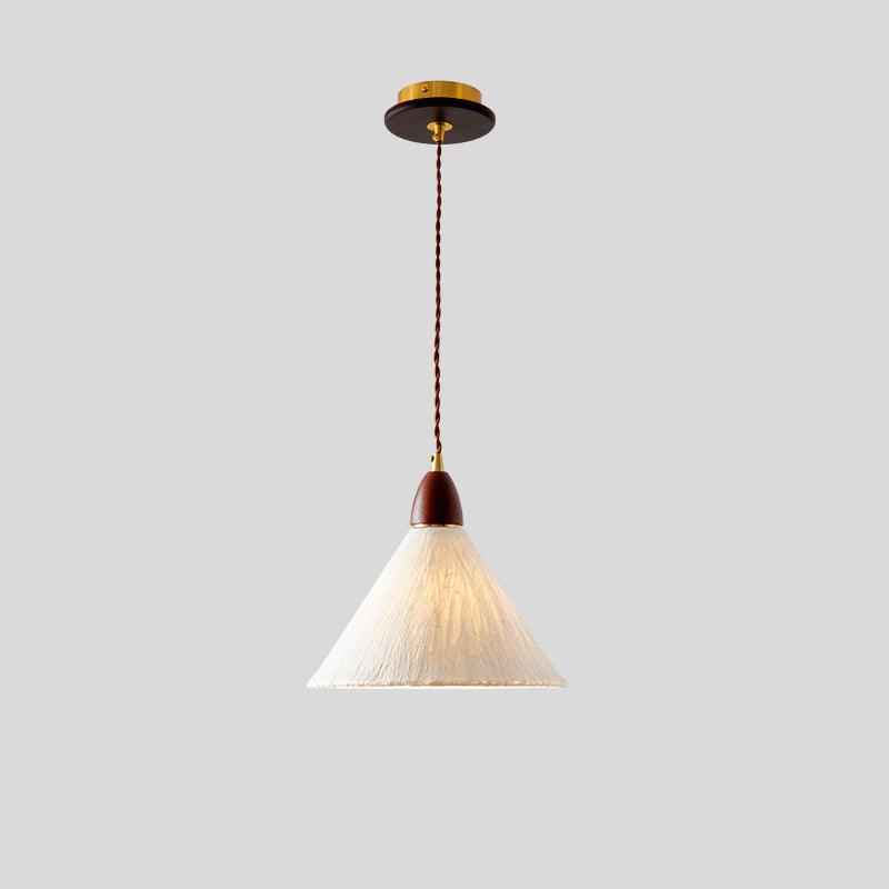 Vellara Papier Holz Pendelleuchte-Letslighting