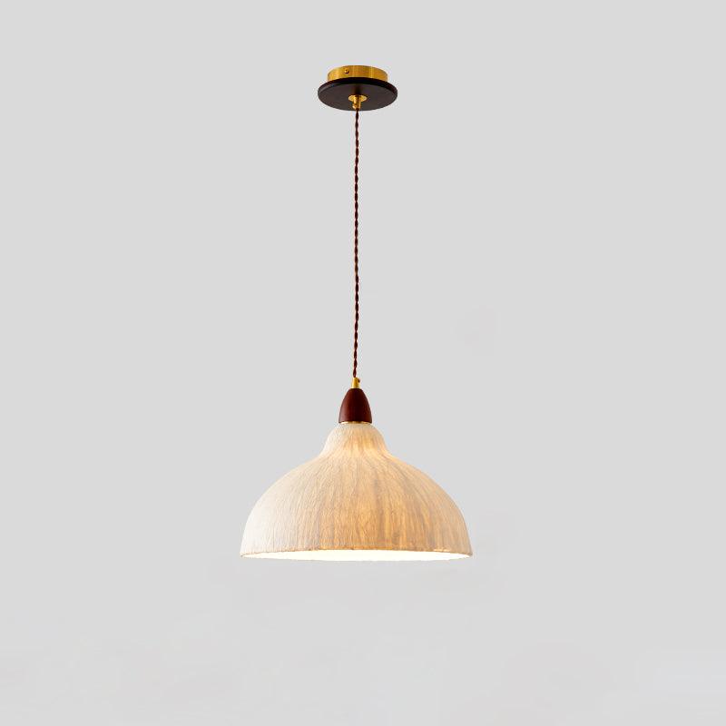 Vellara Papier Holz Pendelleuchte-Letslighting