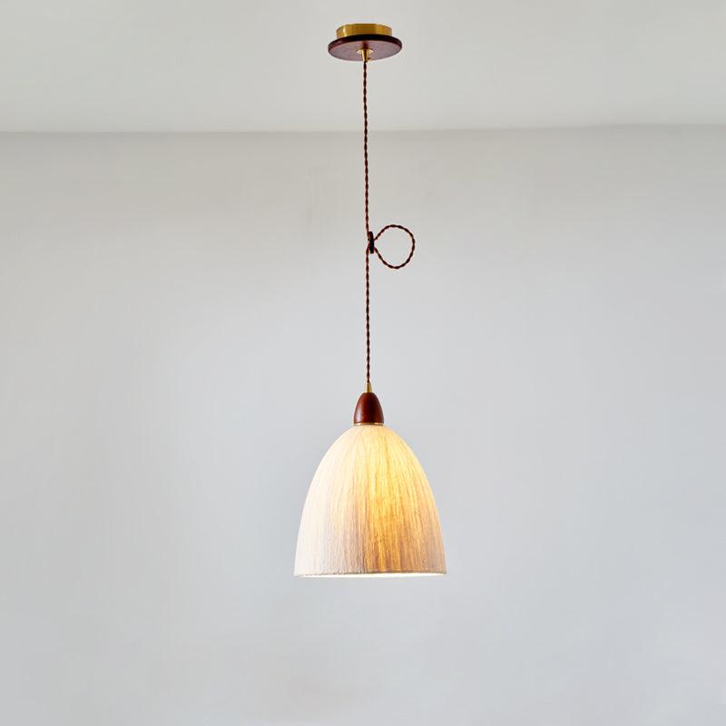 Vellara Papier Holz Pendelleuchte-Letslighting