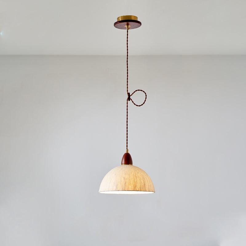 Vellara Papier Holz Pendelleuchte-Letslighting