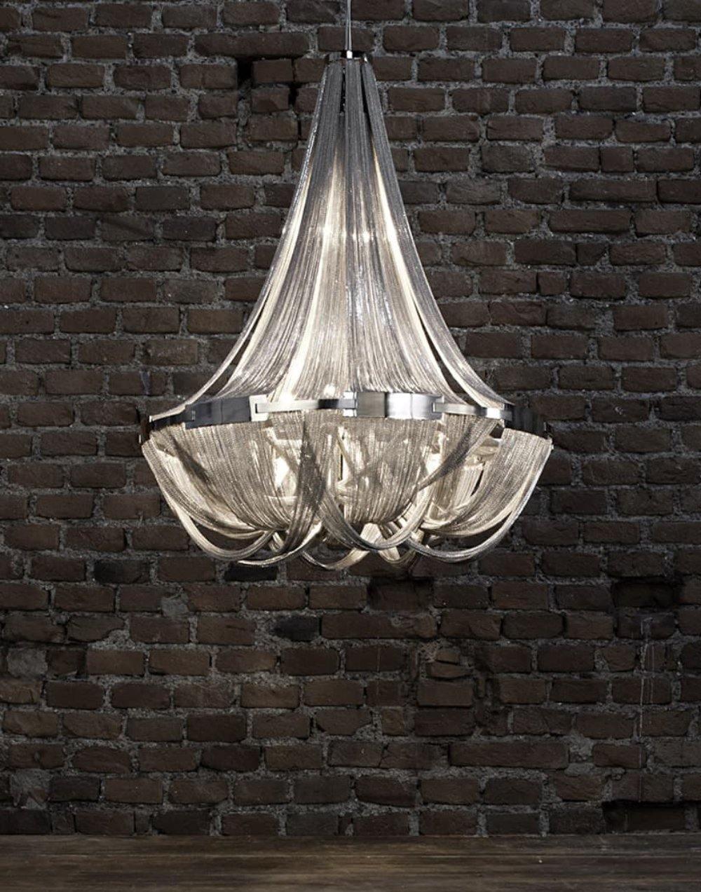 Solara Kronleuchter Quaste Aluminium Kette-Letslighting