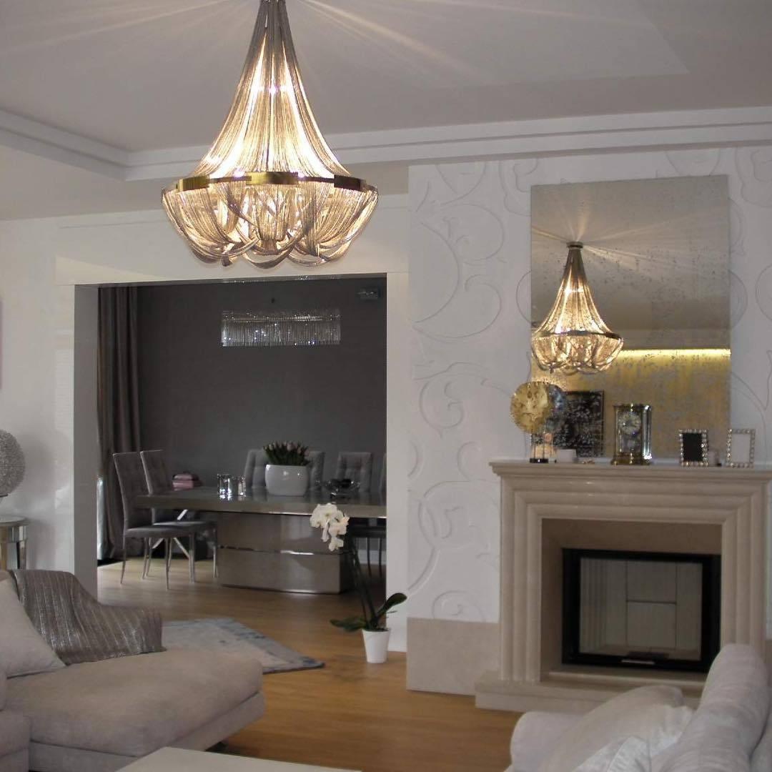 Solara Kronleuchter Quaste Aluminium Kette-Letslighting