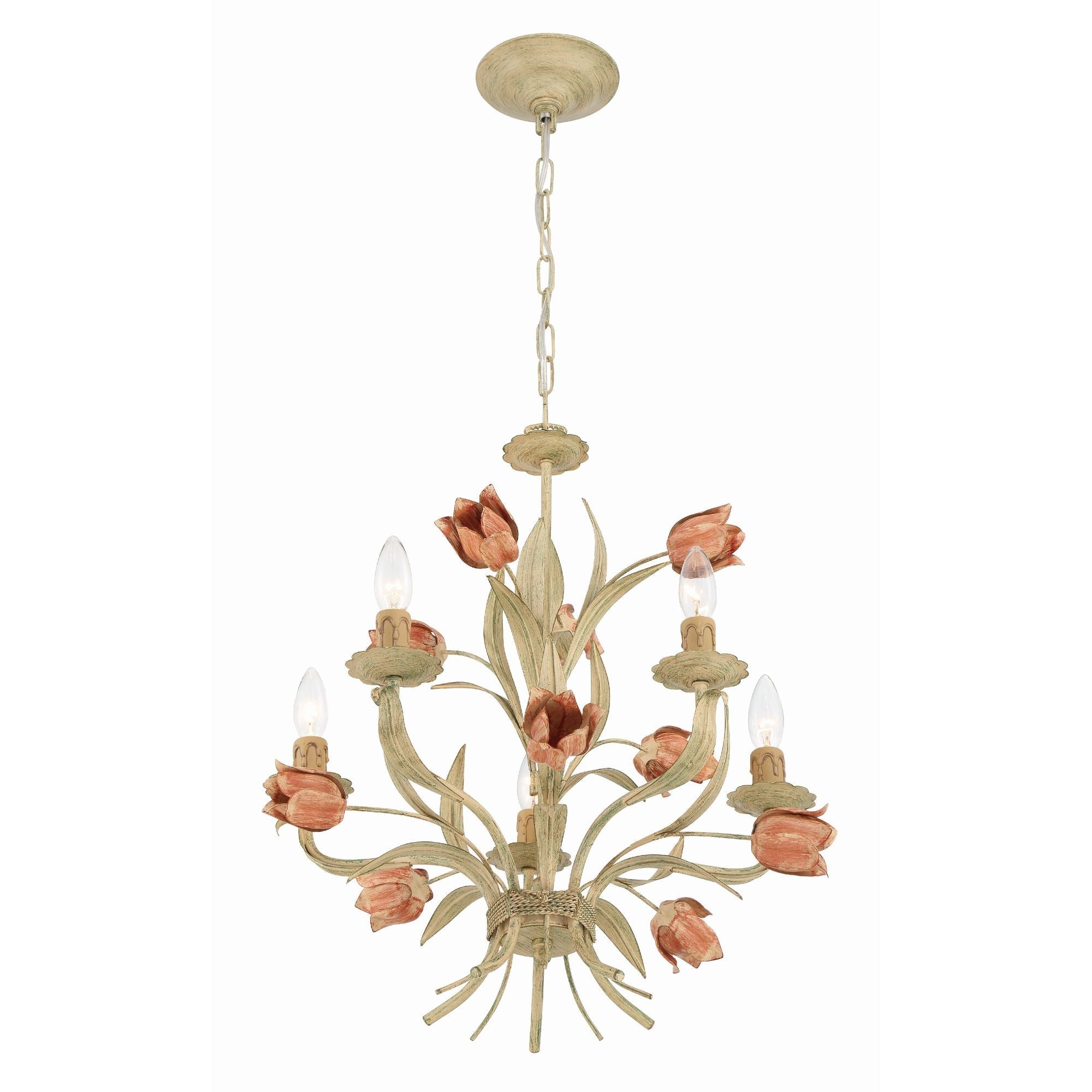 Cacaryra Klassische Kunst Salbei Rose Kronleuchter-Letslighting