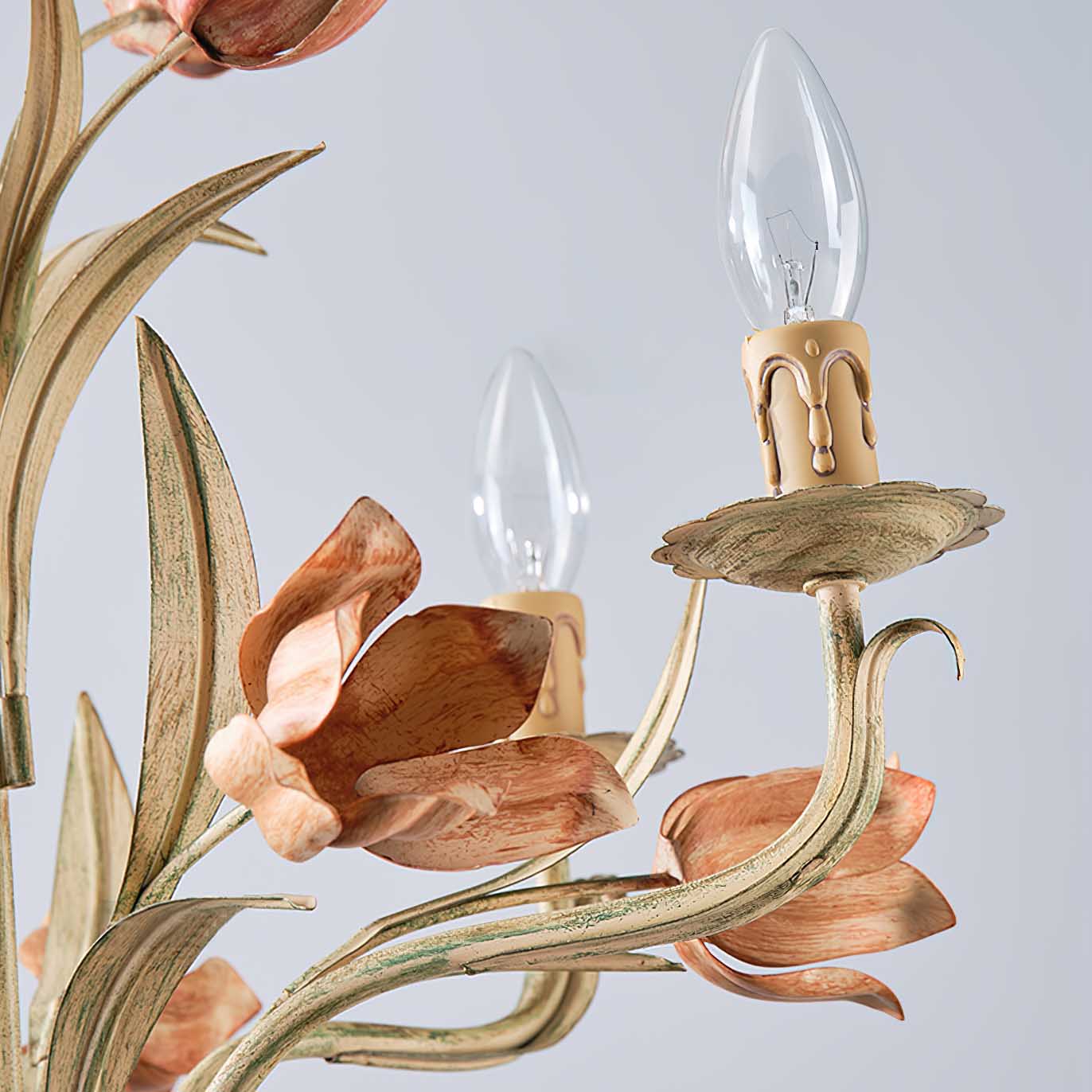Cacaryra Klassische Kunst Salbei Rose Kronleuchter-Letslighting