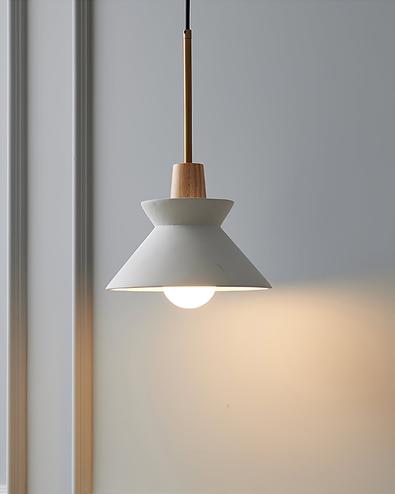 Solara Pendelleuchte Holz Nordic Minimalistisch-Letslighting