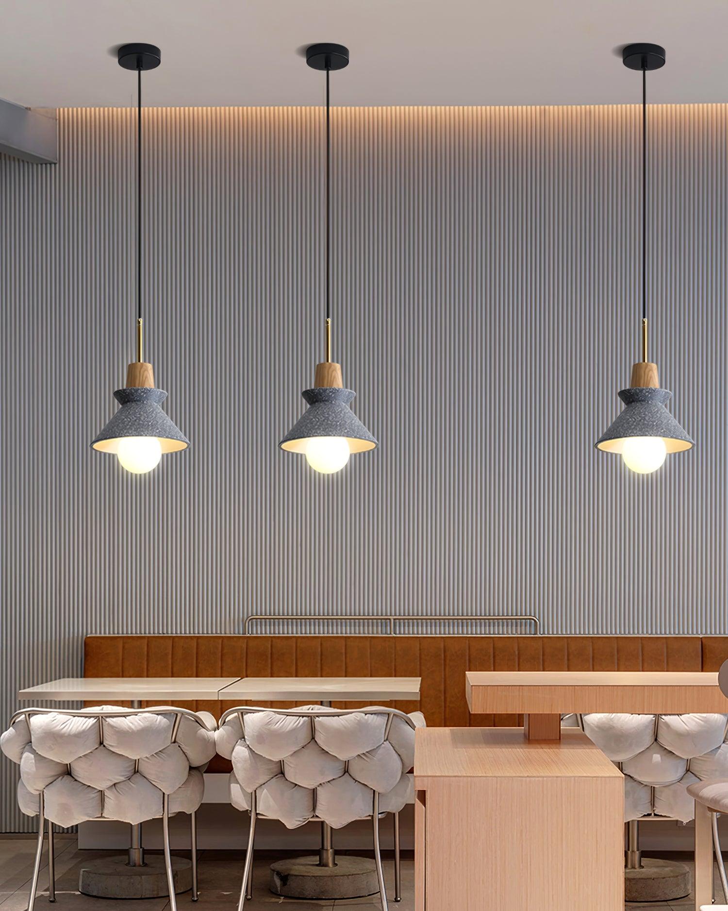 Solara Pendelleuchte Holz Nordic Minimalistisch-Letslighting