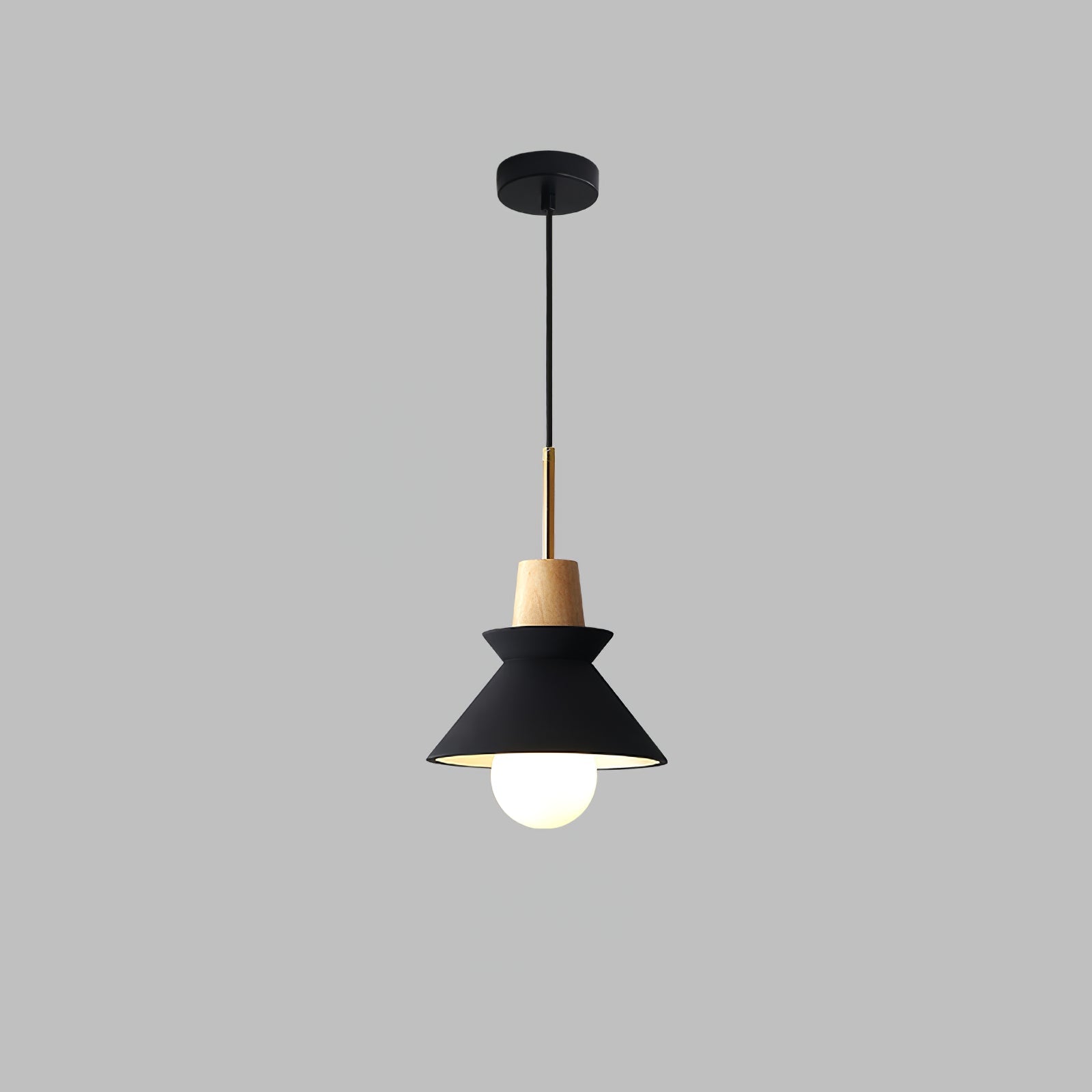 Solara Pendelleuchte Holz Nordic Minimalistisch-Letslighting