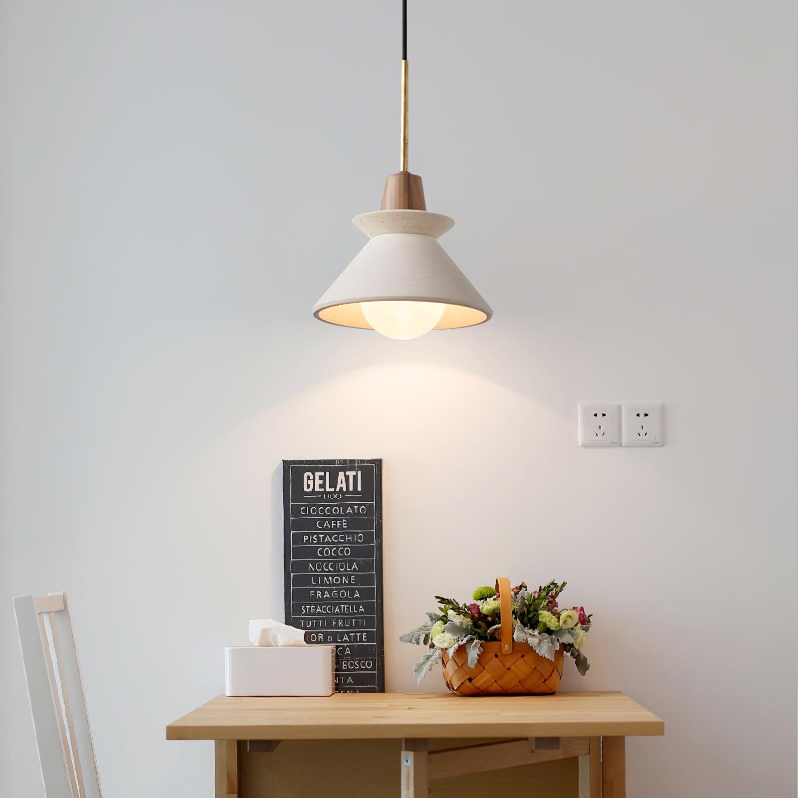 Solara Pendelleuchte Holz Nordic Minimalistisch-Letslighting