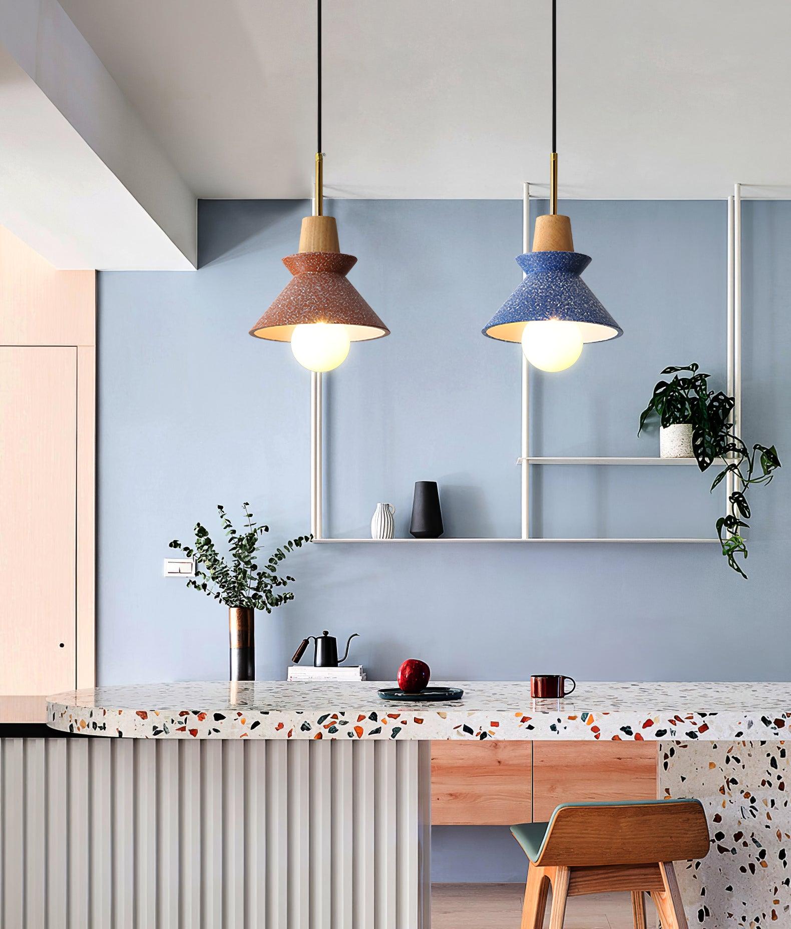 Solara Pendelleuchte Holz Nordic Minimalistisch-Letslighting