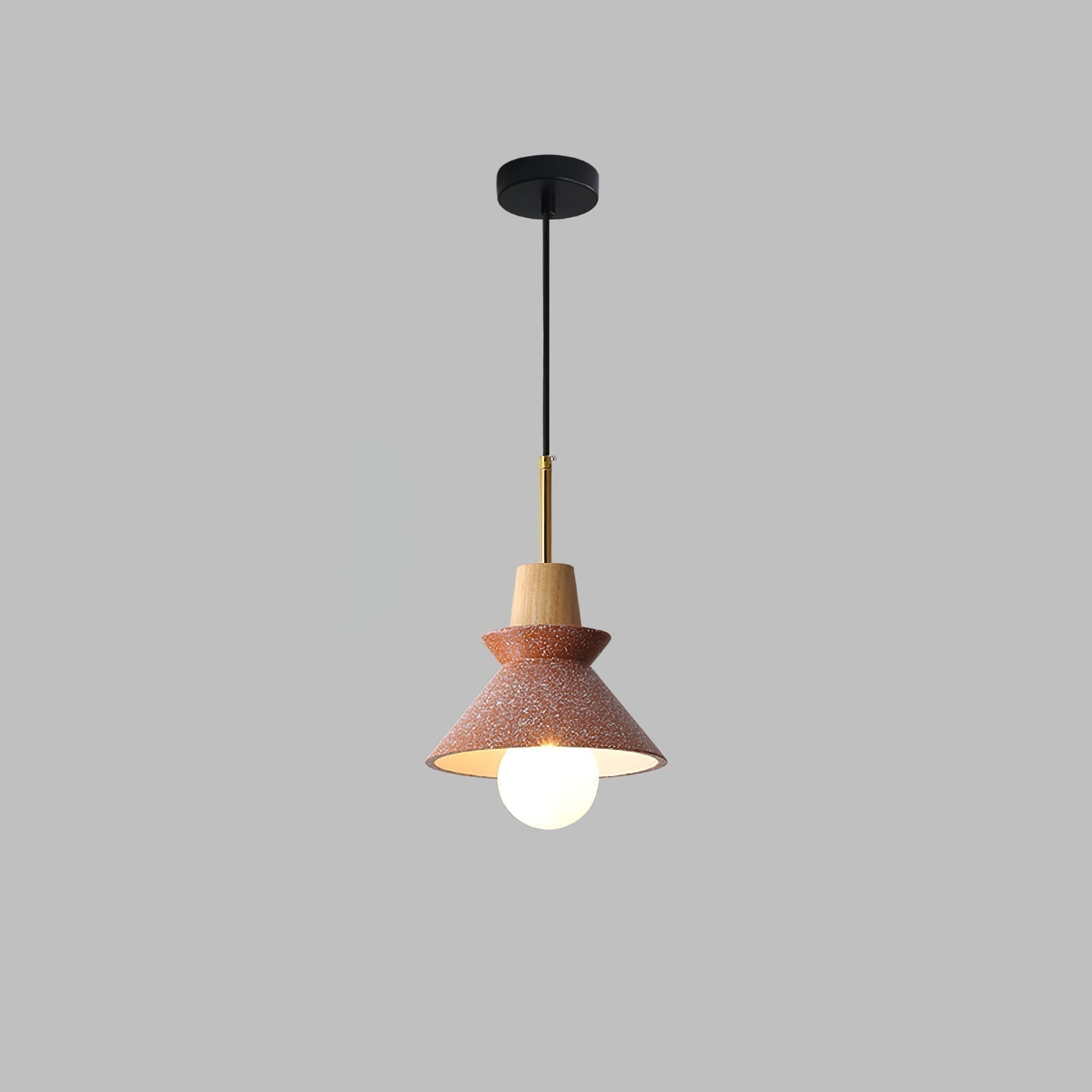 Solara Pendelleuchte Holz Nordic Minimalistisch-Letslighting