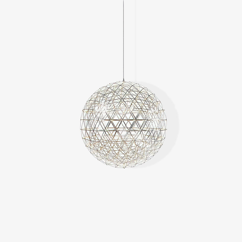 Silver Spark Ball Pendant Light - Blowlighting