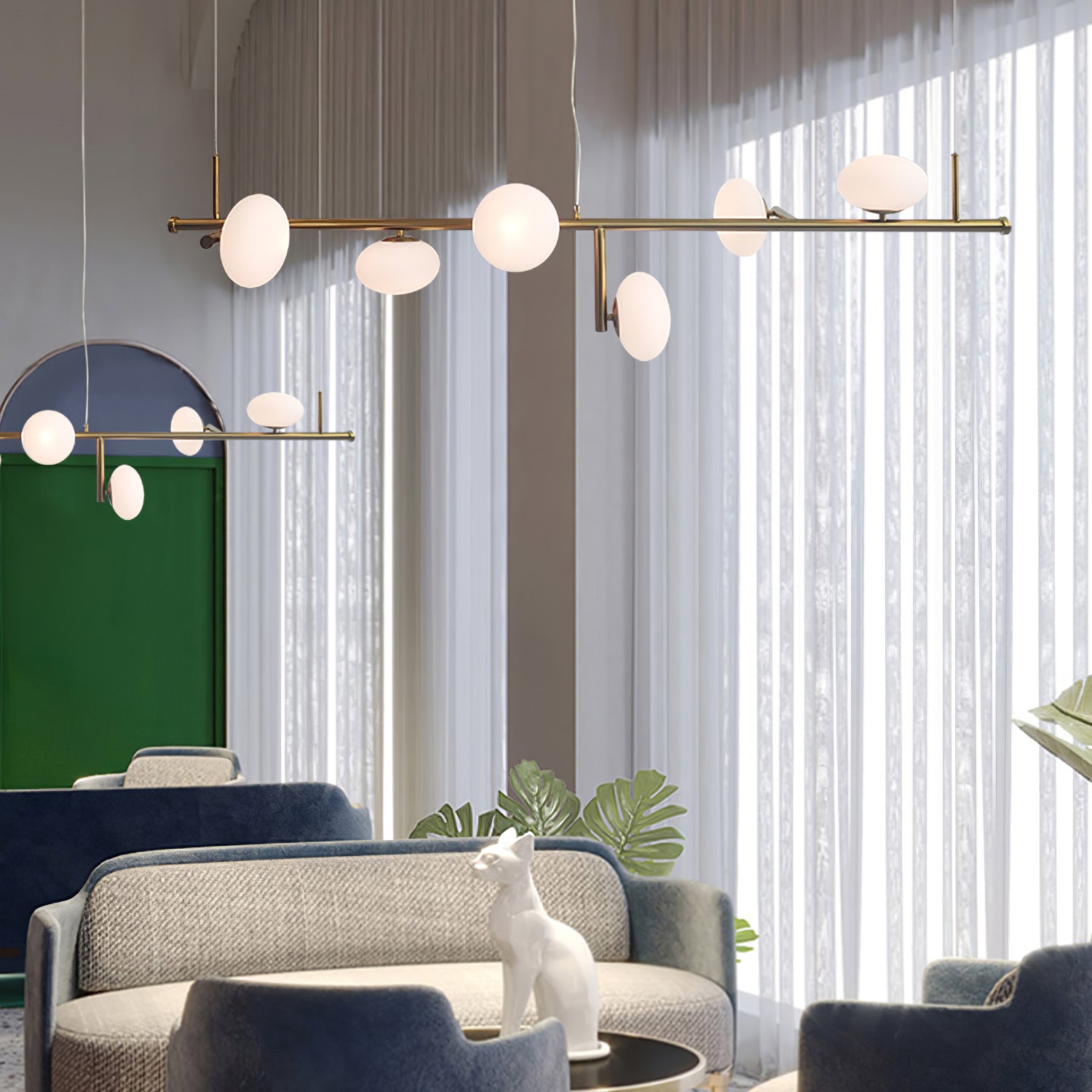Balance Moderner Glas-Kronleuchter-Letslighting
